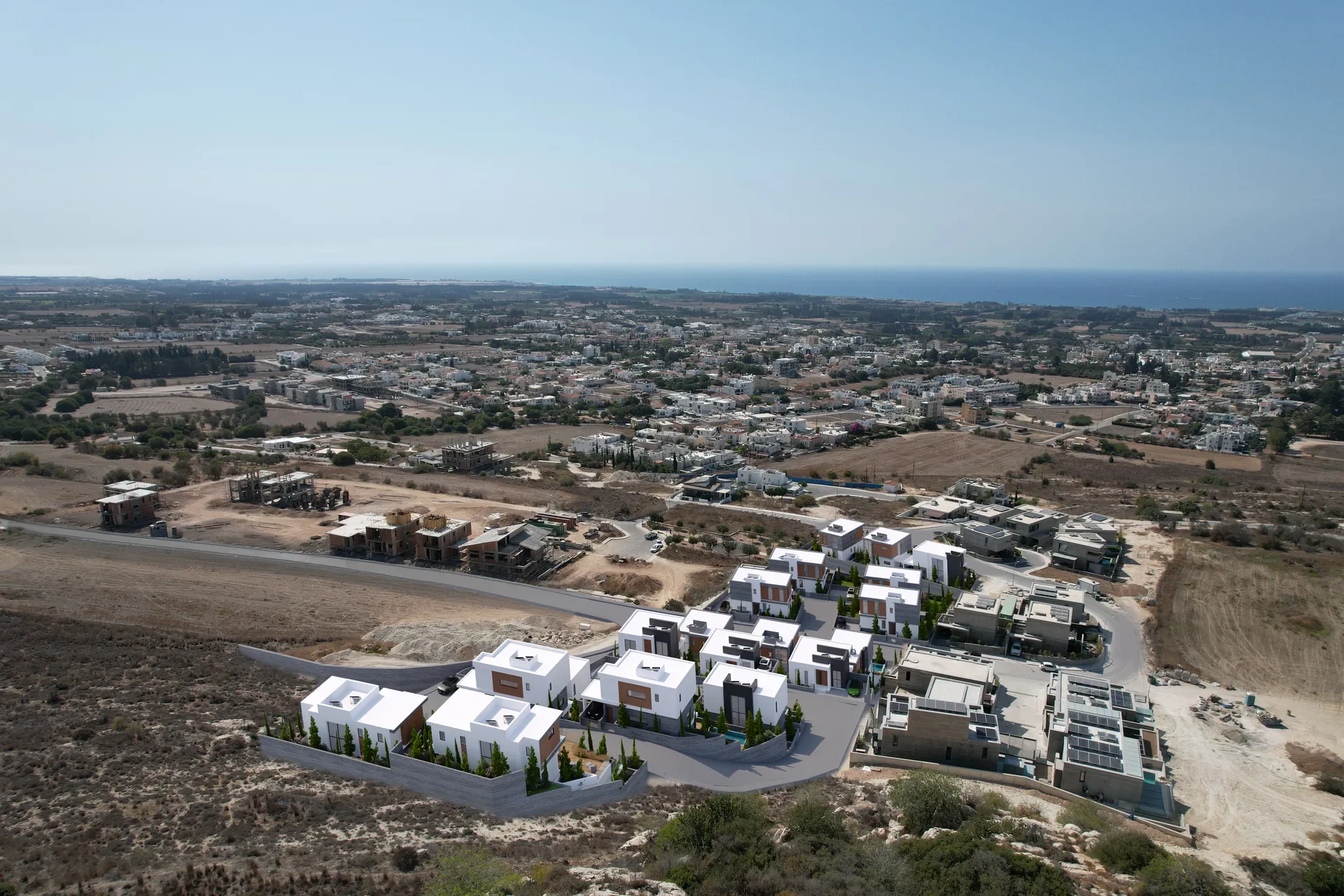 Hillside Villas with Sea Views in Geroskipou