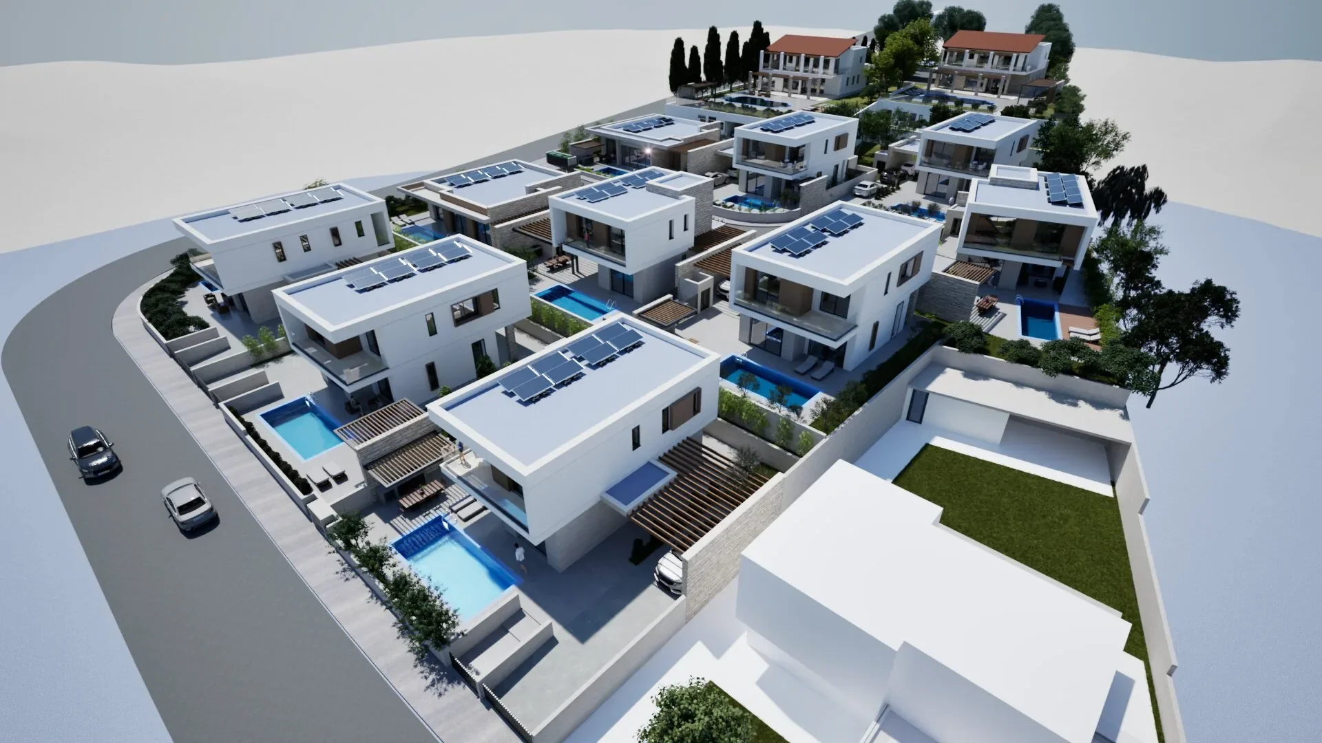 Family Villas on Private Plots in Tala