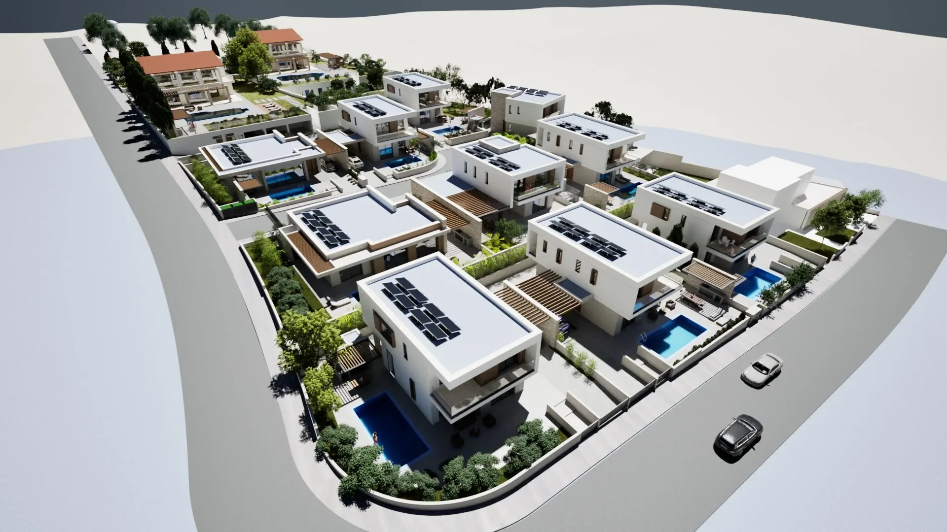Family Villas on Private Plots in Tala