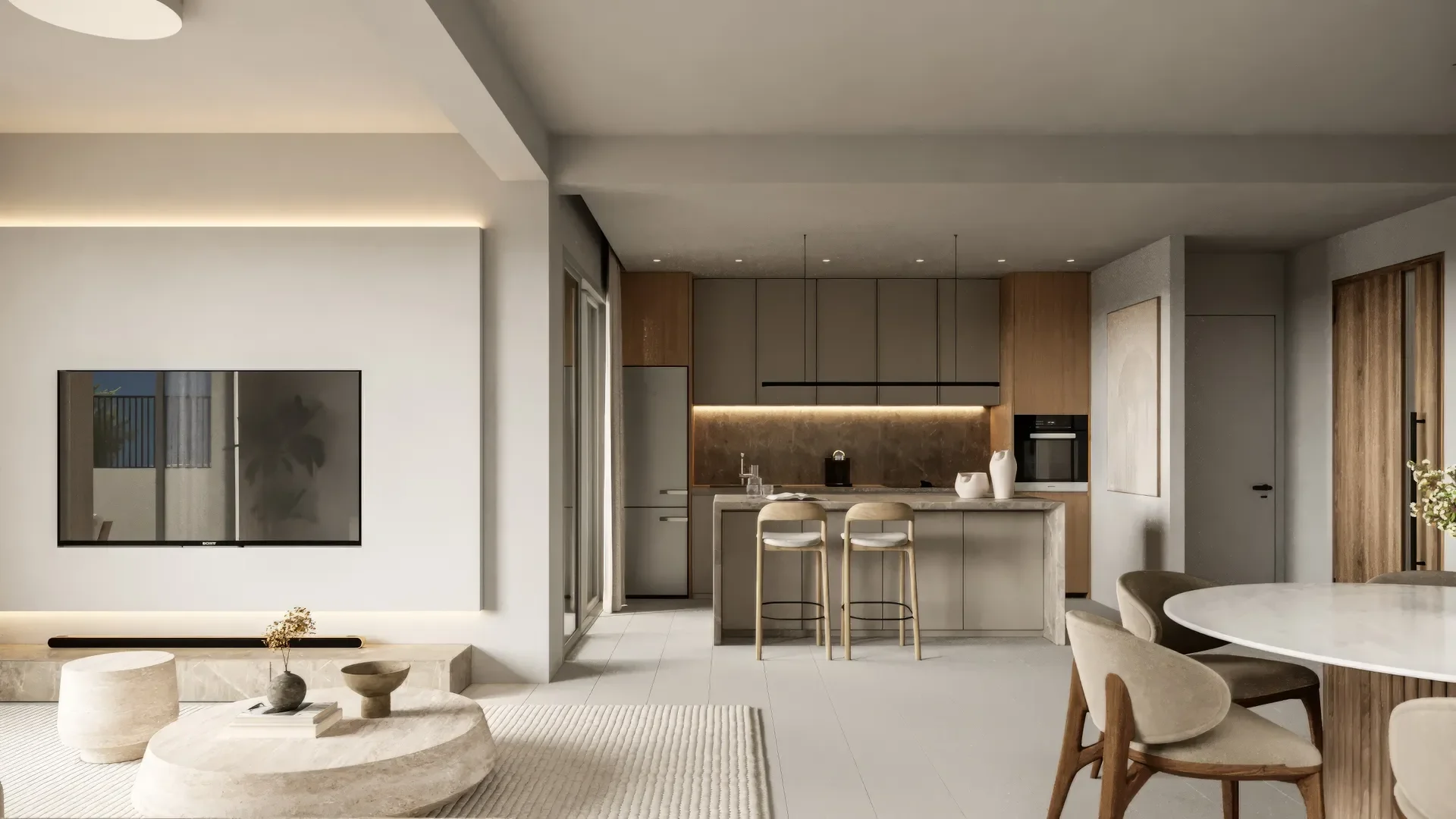 Hillside Villas with Sea Views near Coral Bay, Peyia