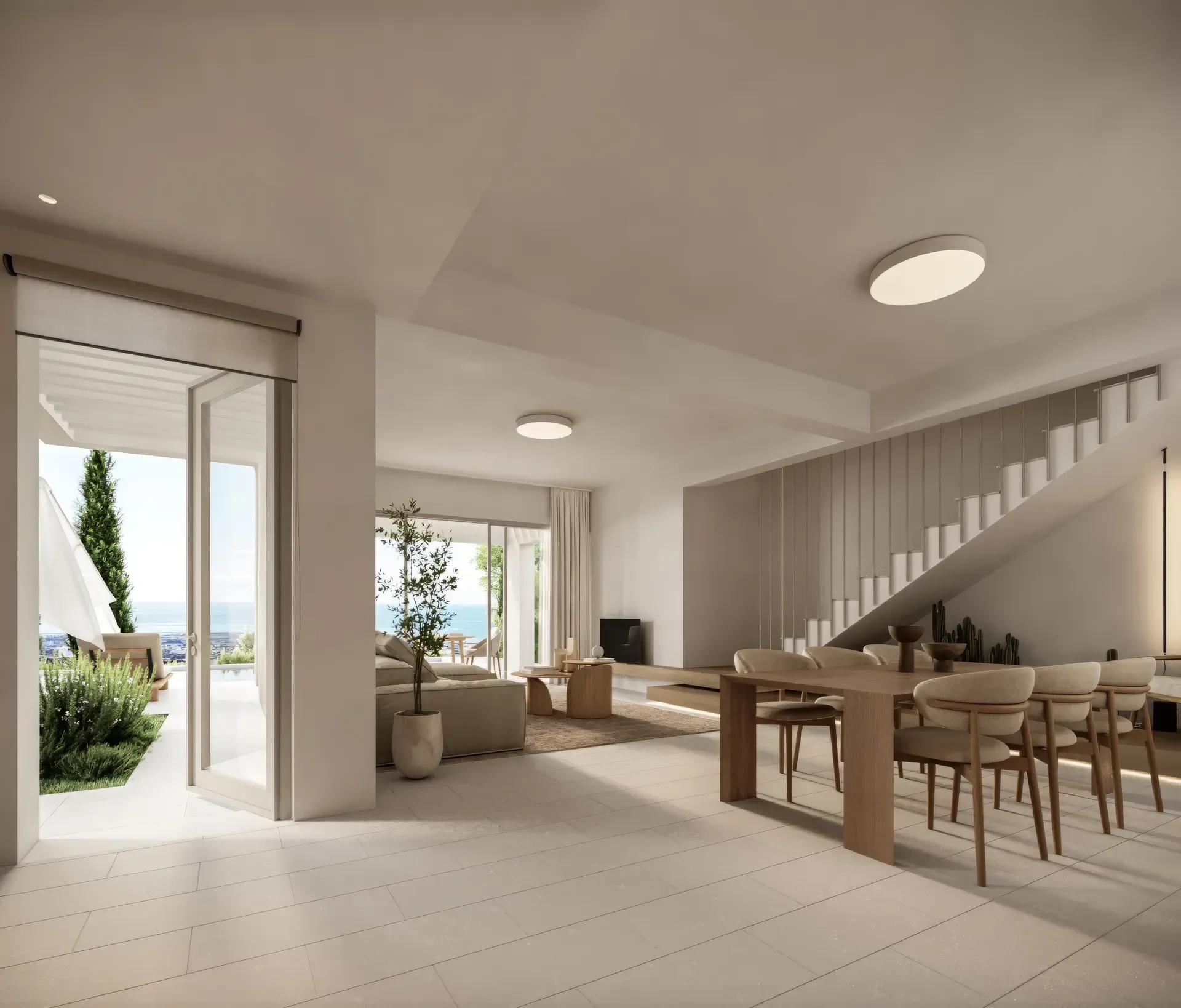 Hillside Villas with Sea Views near Coral Bay, Peyia