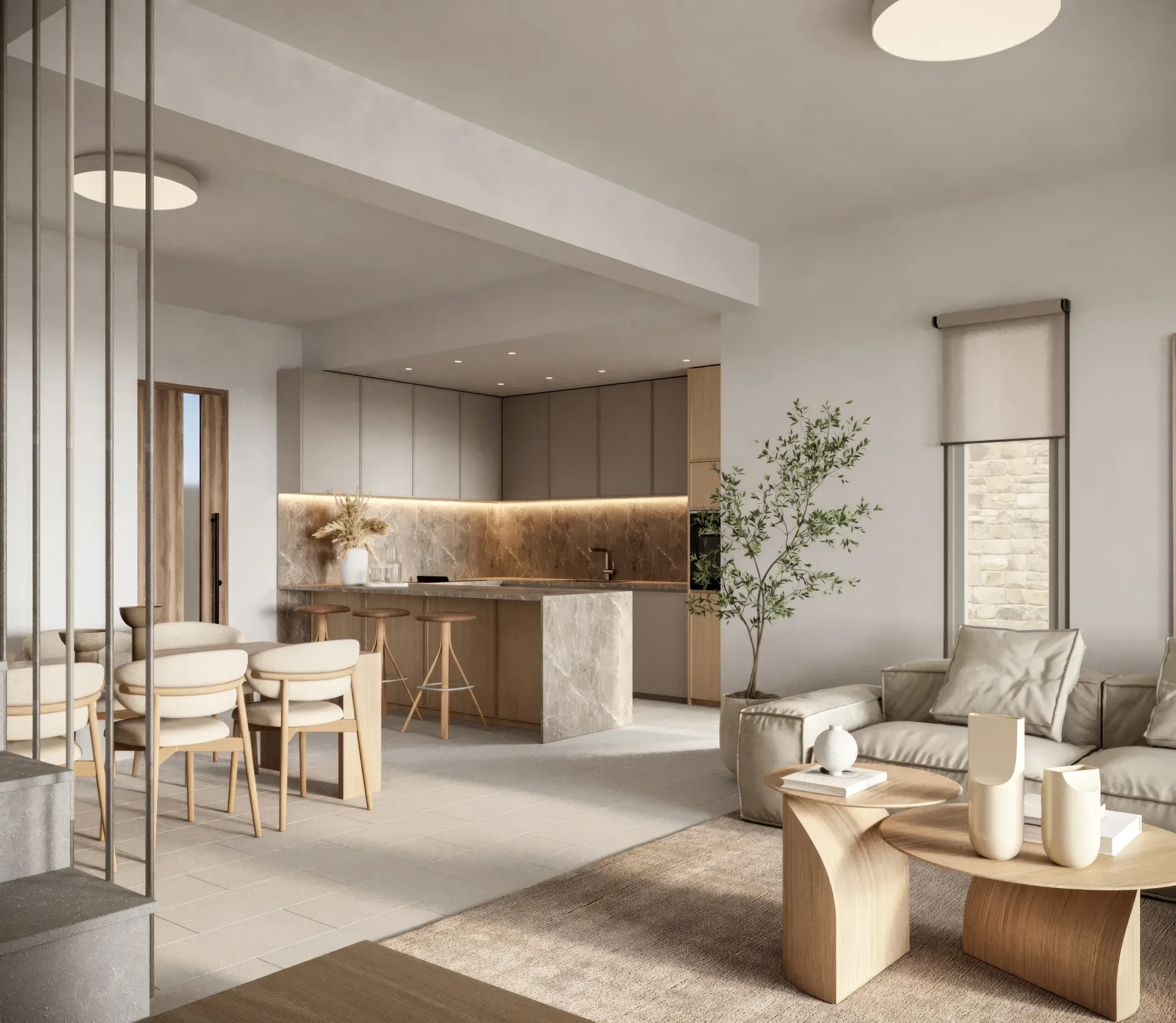 Hillside Villas with Sea Views near Coral Bay, Peyia