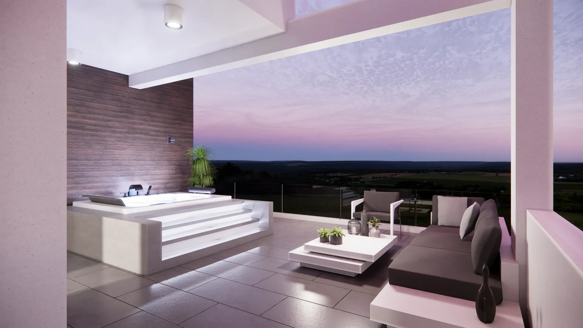 Three-Bedroom Penthouse with Sea Views in Universal, Paphos
