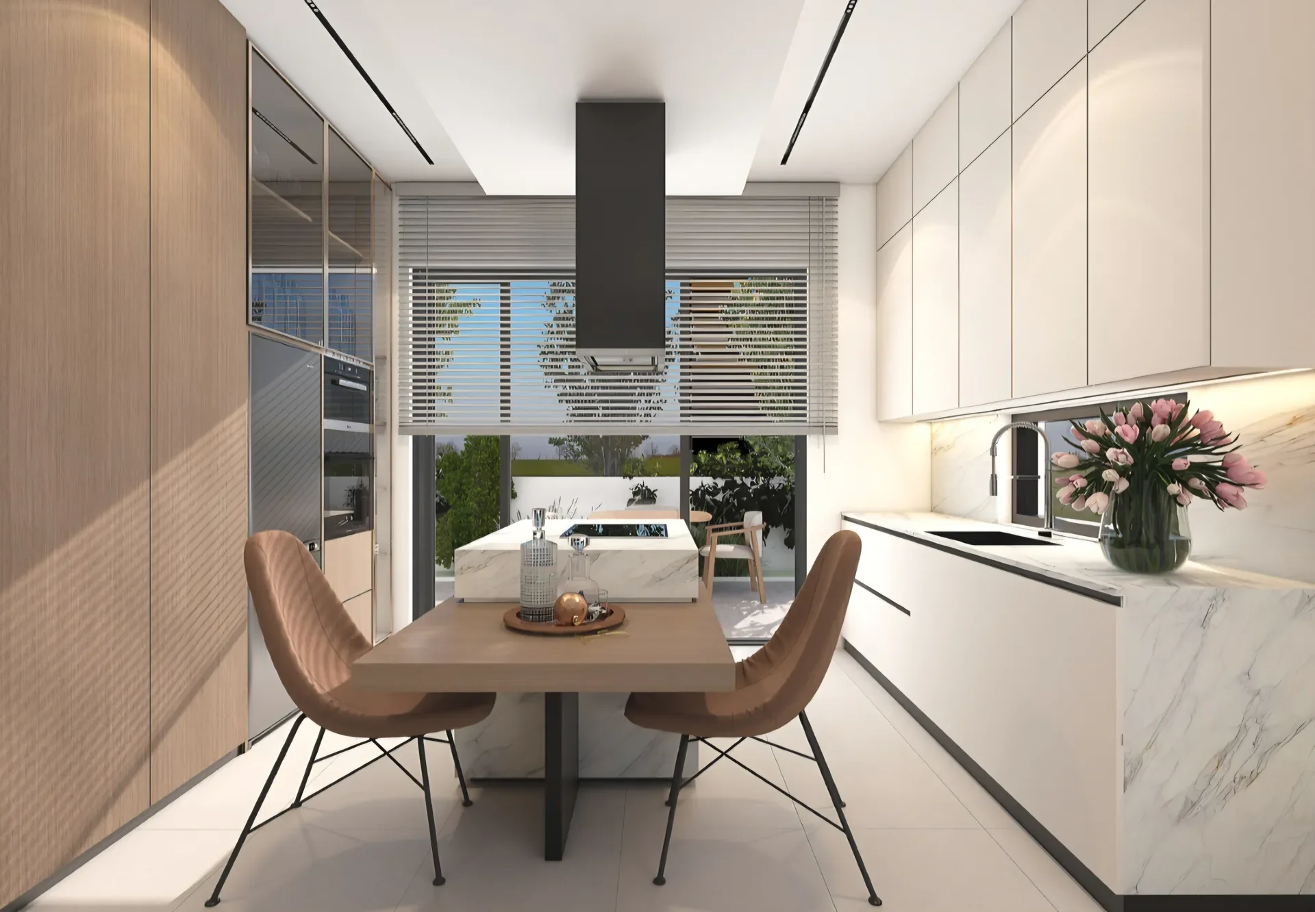 Three-Bedroom Villas with an Optional Pool in Agia Marinouda, Geroskipou