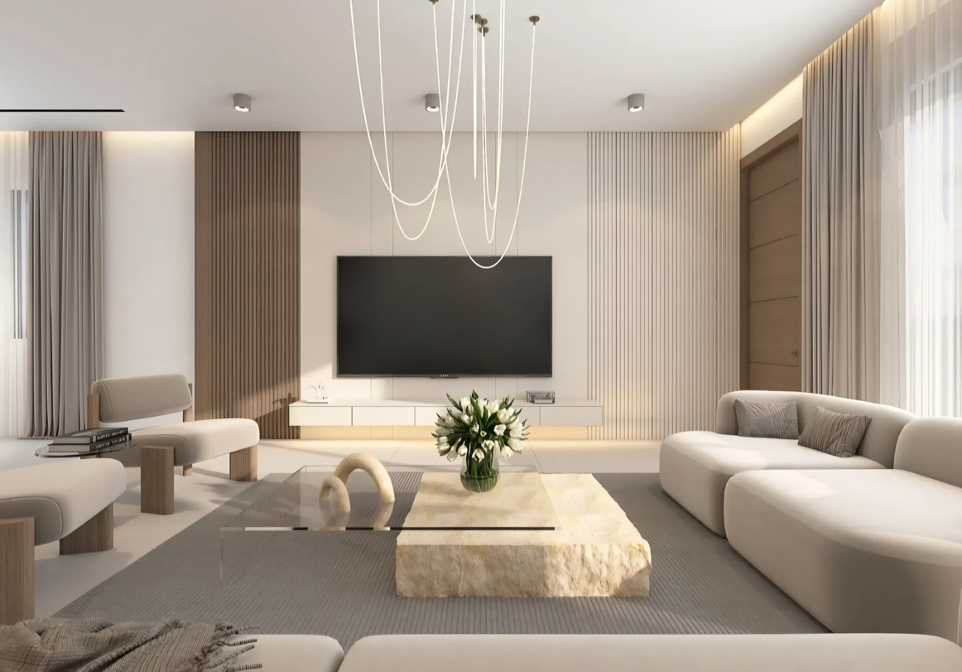 Three-Bedroom Villas with an Optional Pool in Agia Marinouda, Geroskipou