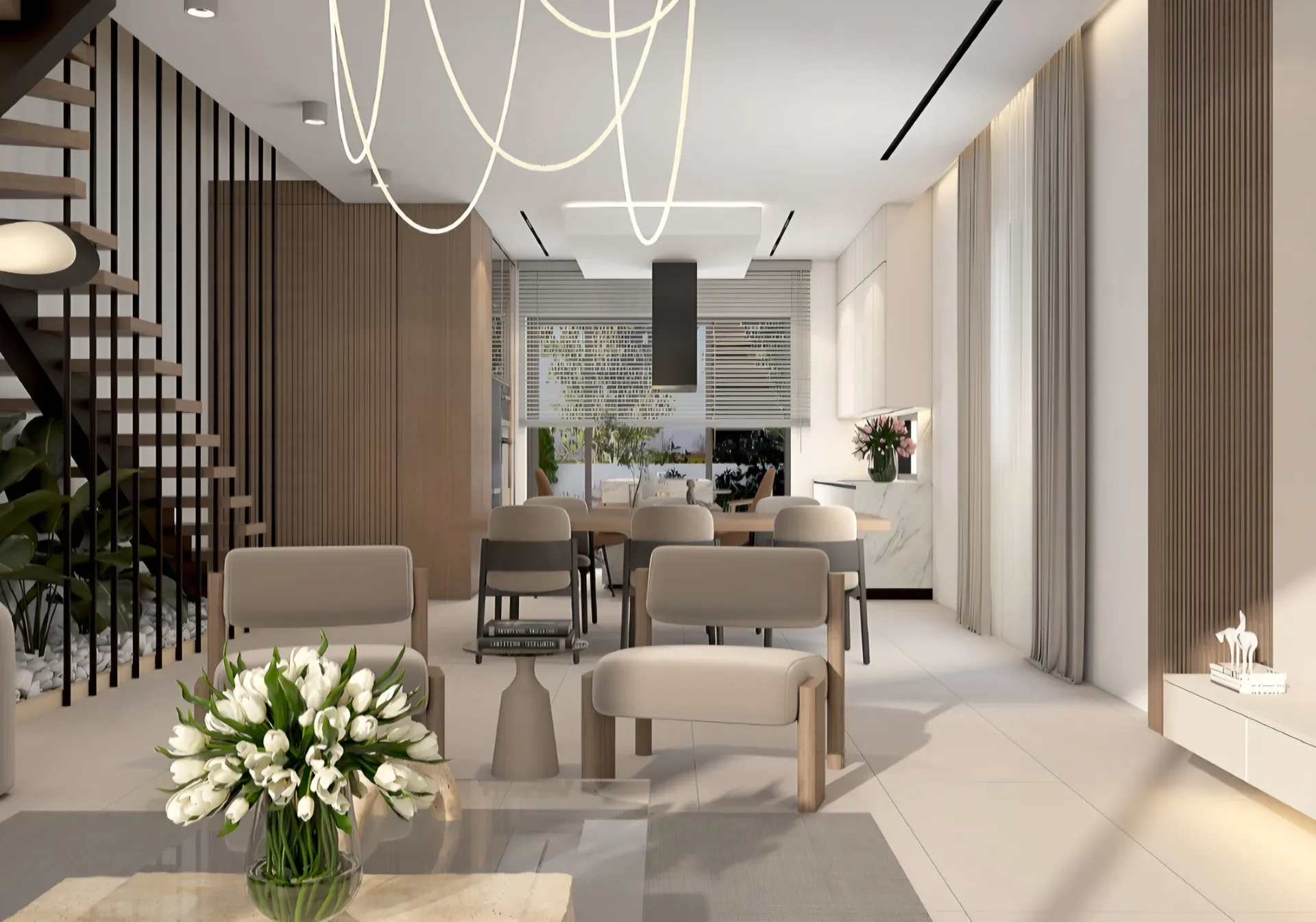 Three-Bedroom Villas with an Optional Pool in Agia Marinouda, Geroskipou