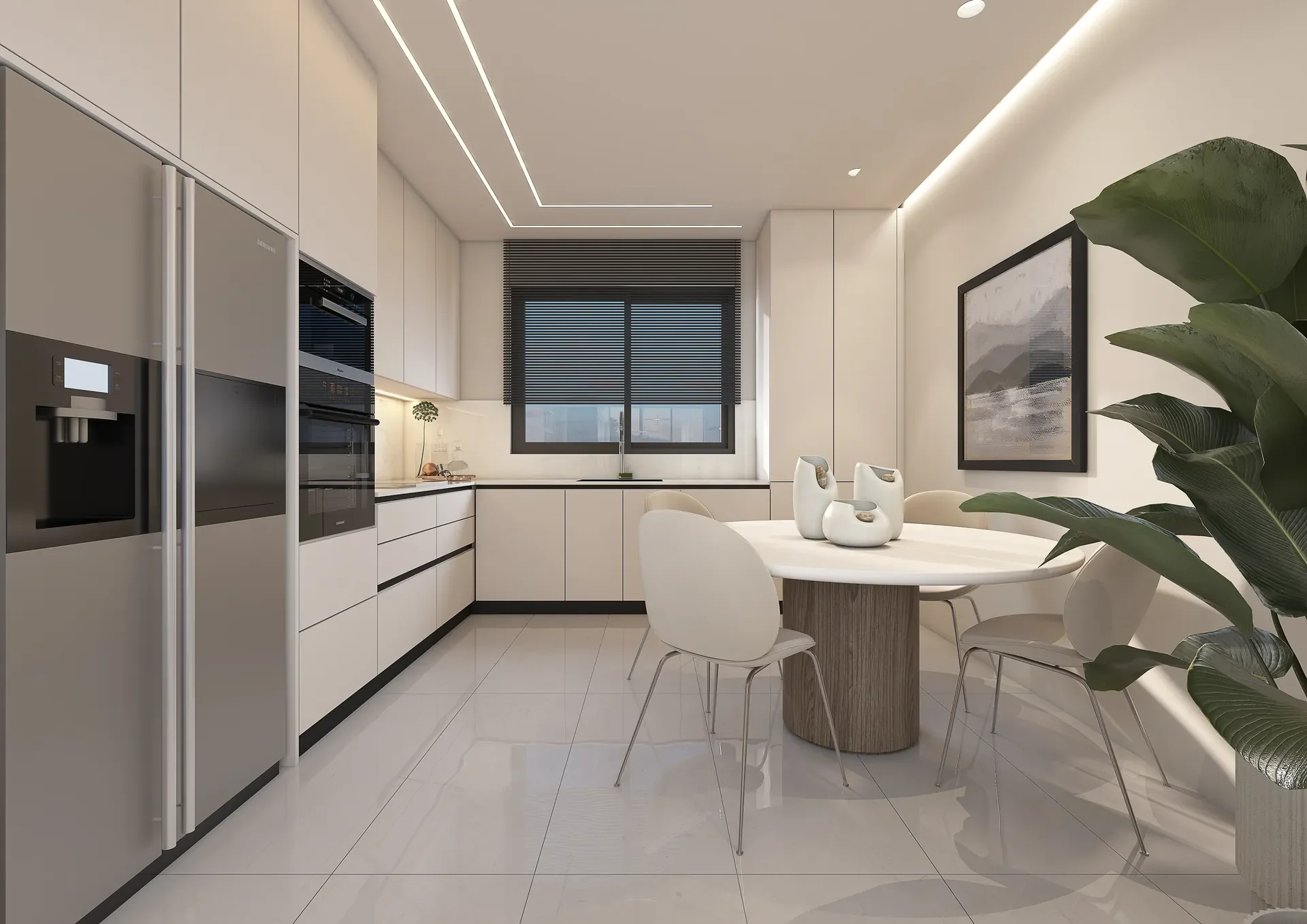Two-Bedroom Sea-View Apartments with Pool and Gym in Koloni, Geroskipou