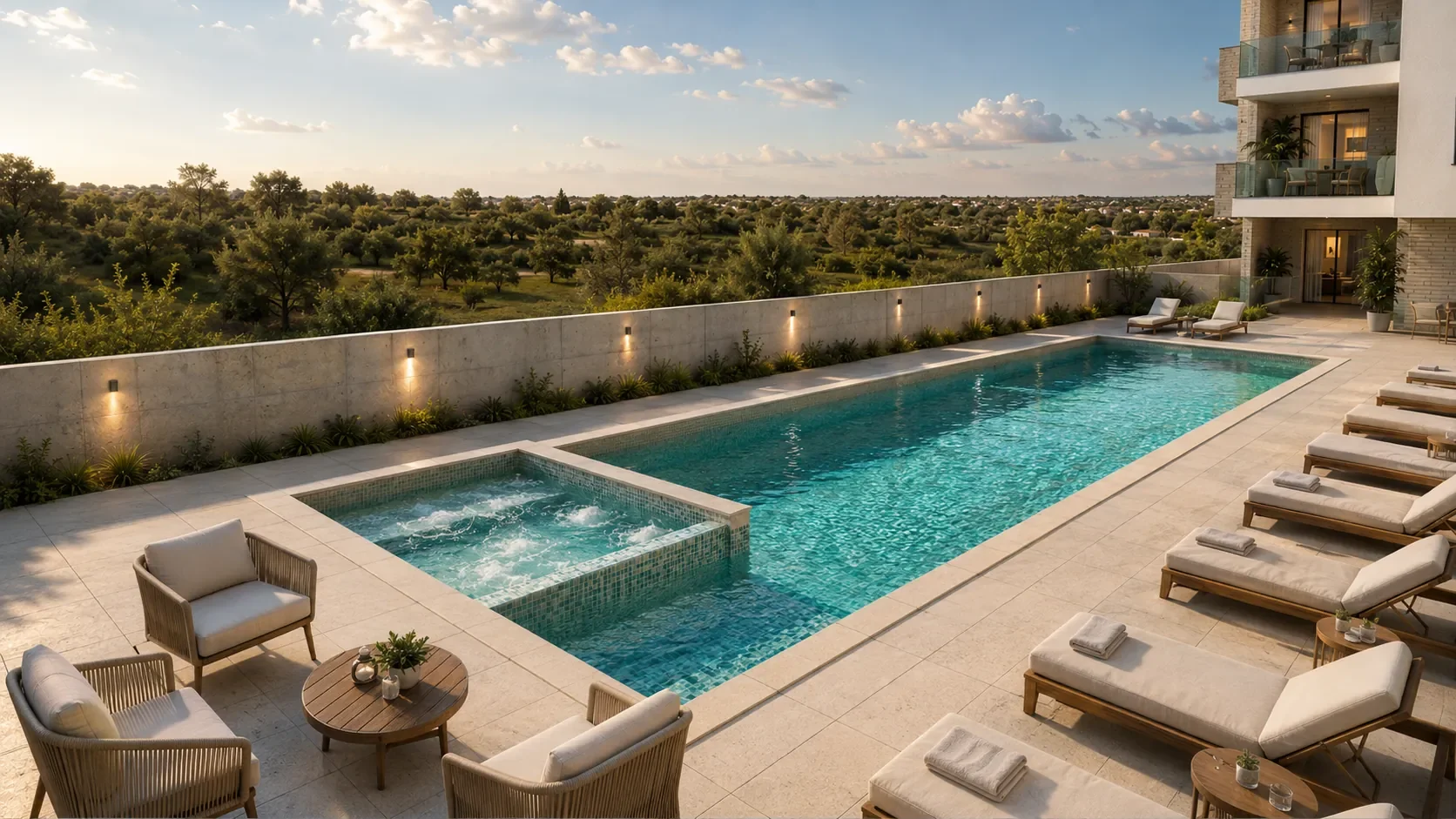 One- to Three-Bedroom Sea-View Apartments with Pool and Gym in Agia Marinouda, Geroskipou