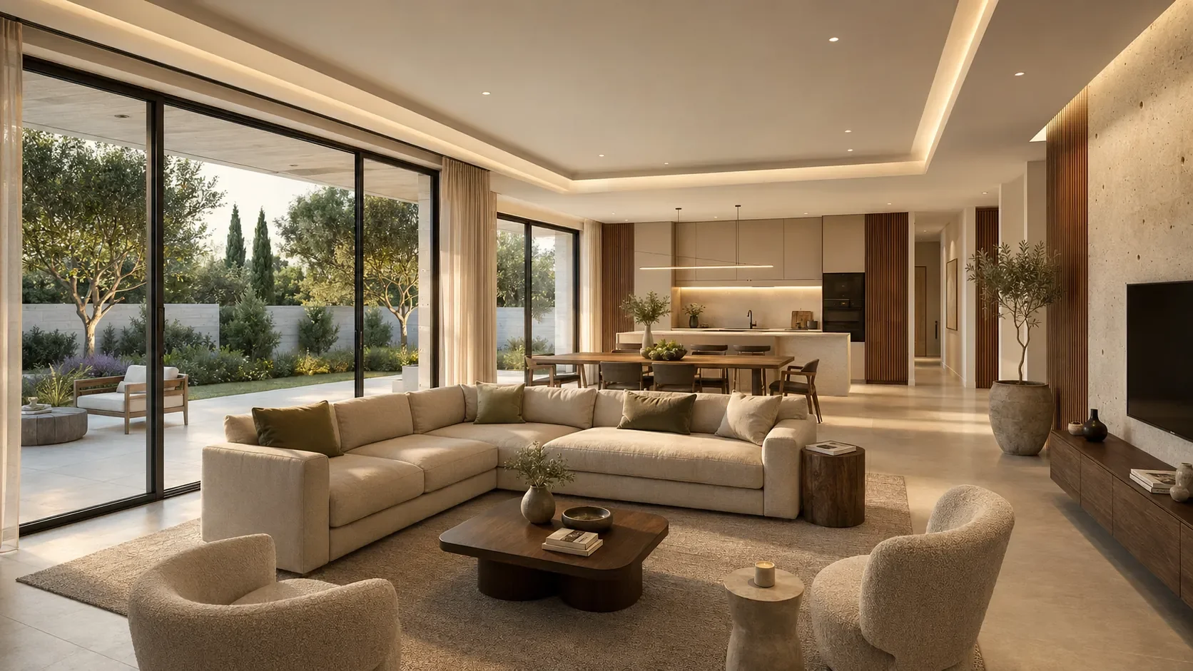 One- to Three-Bedroom Sea-View Apartments with Pool and Gym in Agia Marinouda, Geroskipou