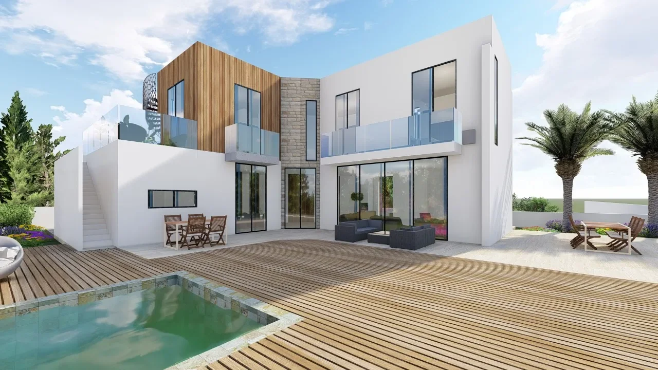 Four-Bedroom Sea-View Villa on a 3,000 m² Plot at Sea Caves, Peyia