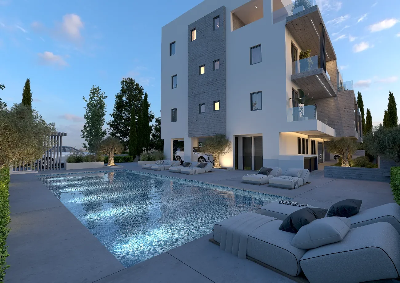 Two-Bedroom Apartments and a Penthouse with Pool and Gym near Tombs of the Kings, Paphos