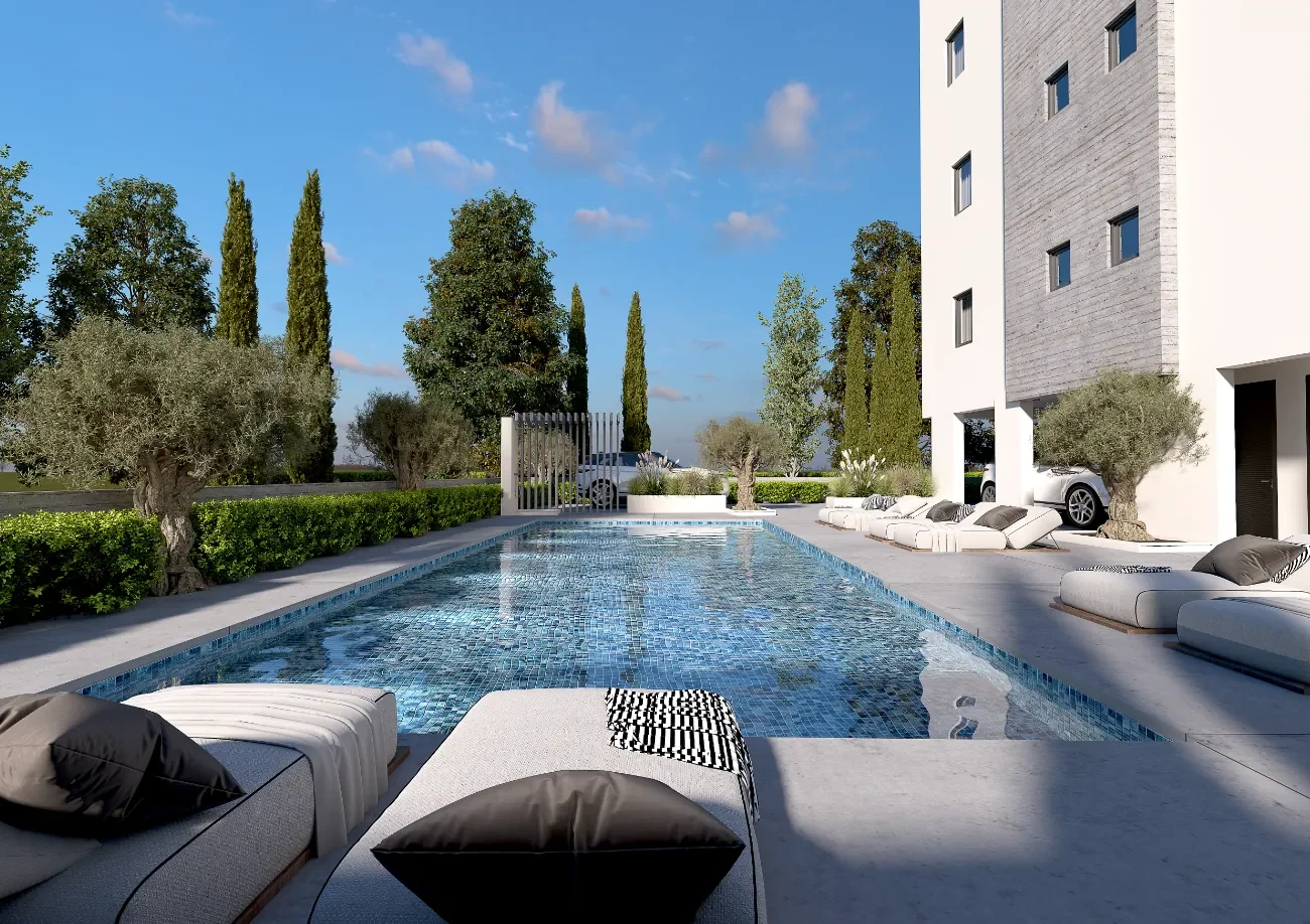 Two-Bedroom Apartments and a Penthouse with Pool and Gym near Tombs of the Kings, Paphos