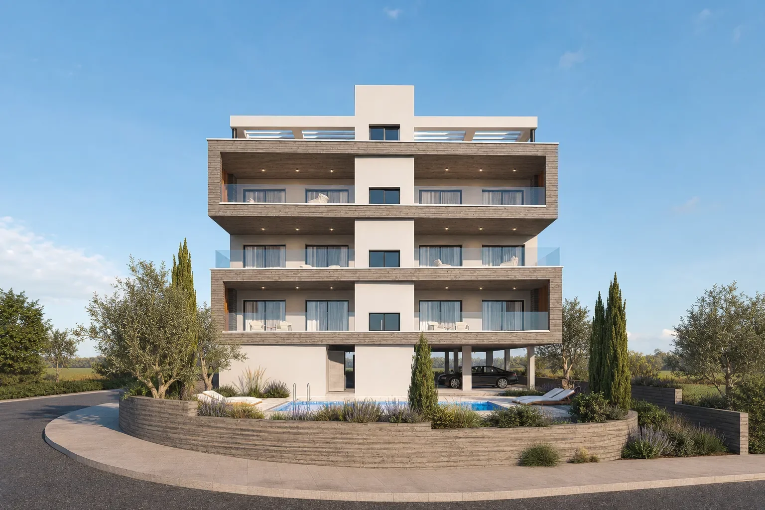 2 Bedroom Apartment near Tombs of the Kings, Paphos — Unit 101