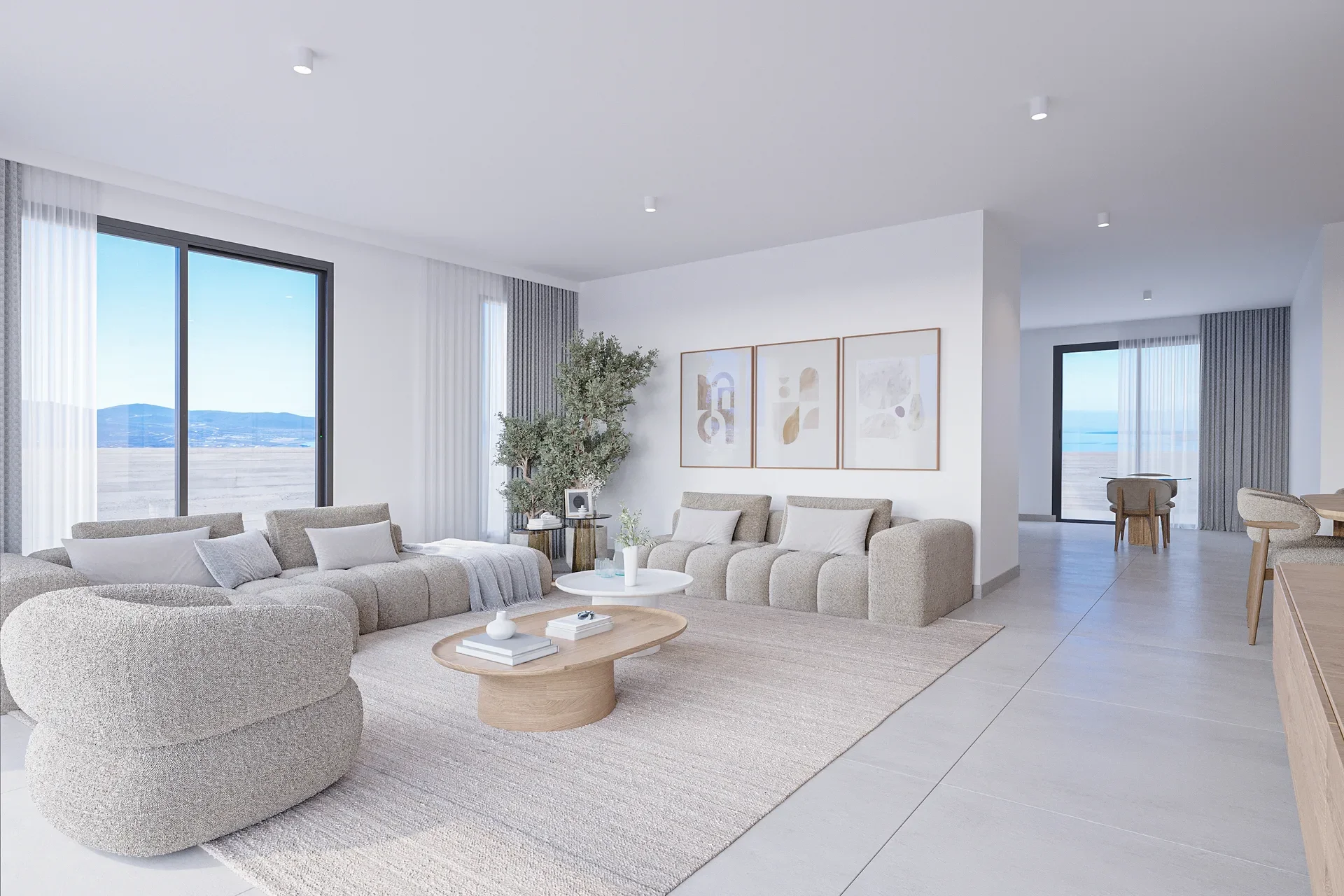 Three-Bedroom Villas in Mesogi by the International School