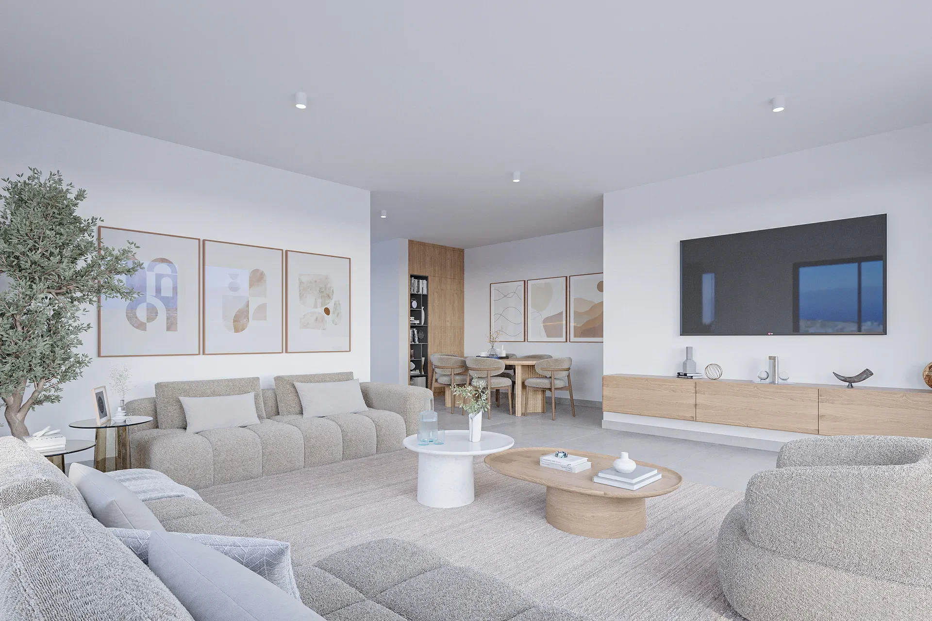Three-Bedroom Villas in Mesogi by the International School