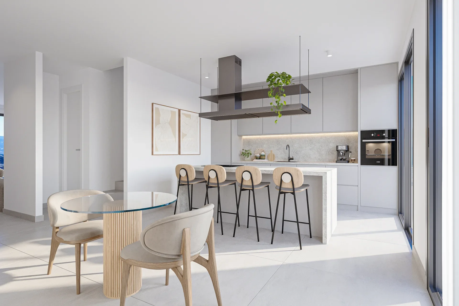Three-Bedroom Villas in Mesogi by the International School