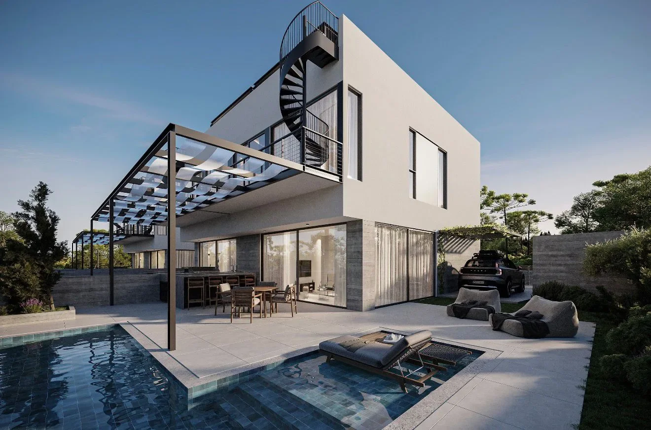 Sea-View Villas with Private Pools in Kissonerga