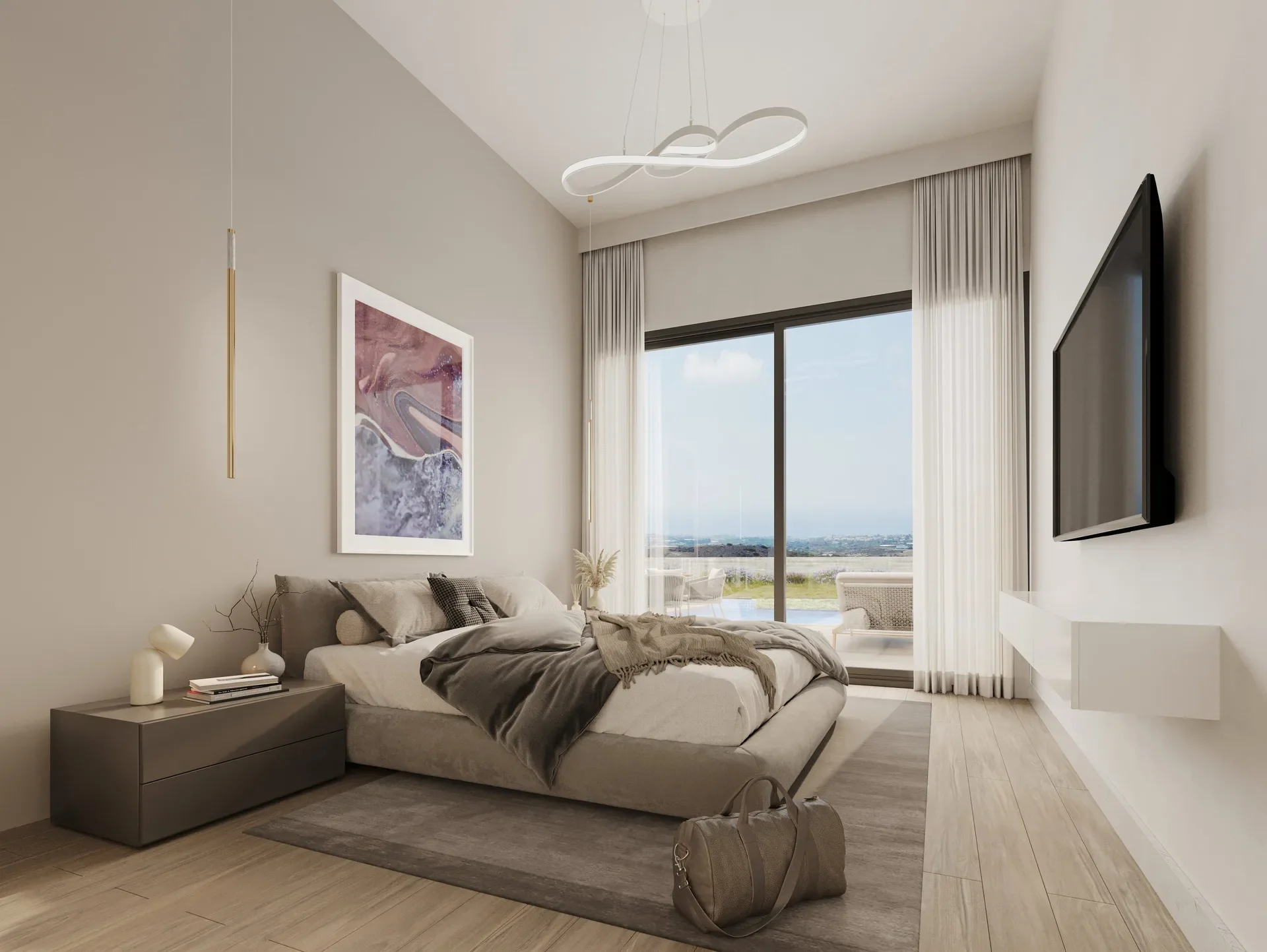 Villas with Overflow Pools and Underfloor Heating in Tala