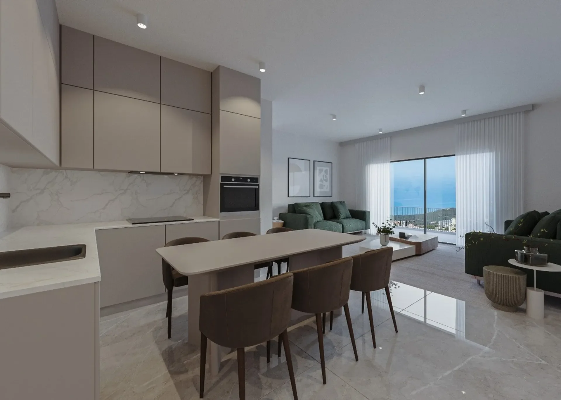 Family Apartments in Universal, Paphos — One to Three Bedrooms