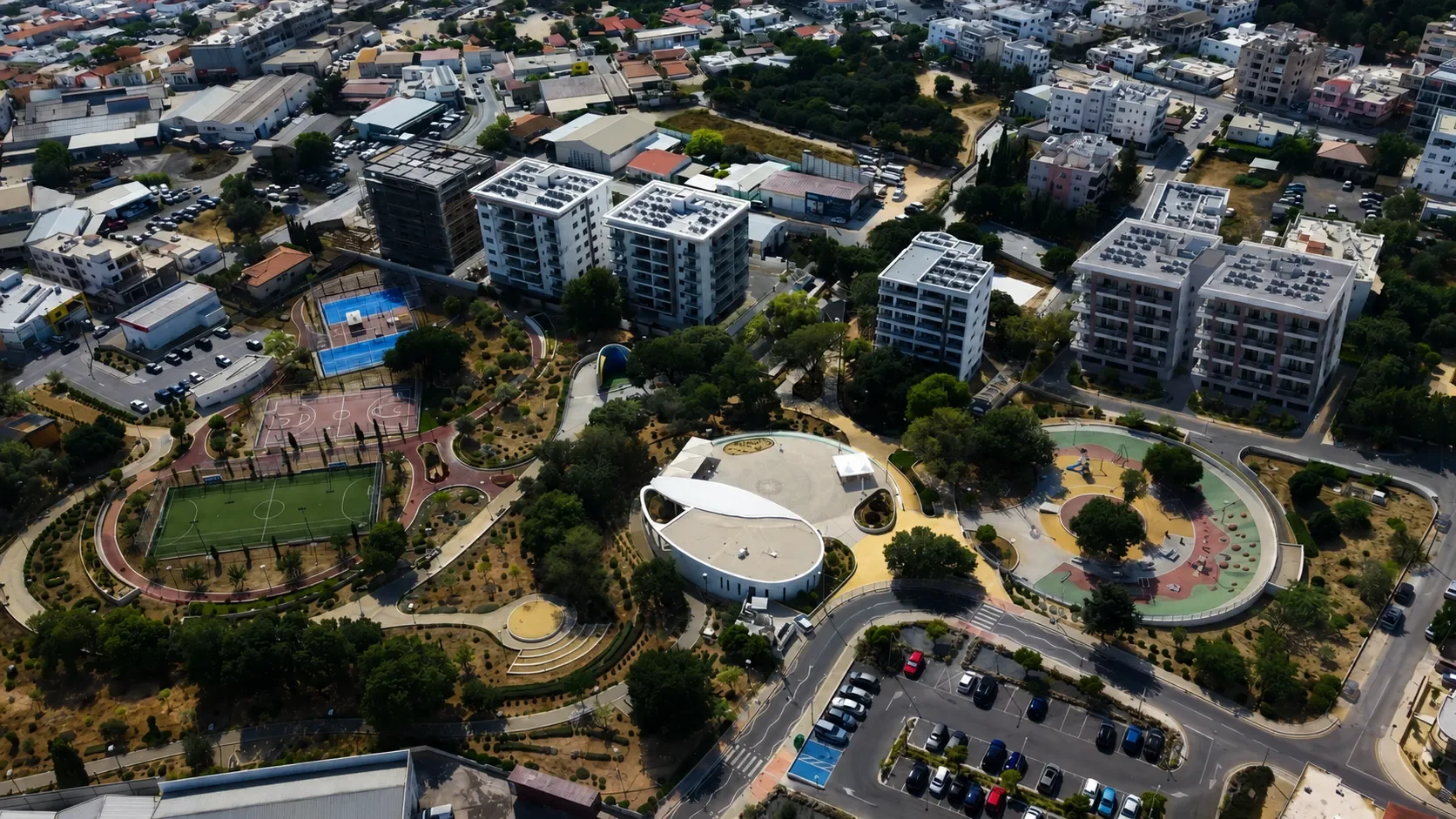 New Apartments by the Park of Colours in Paphos