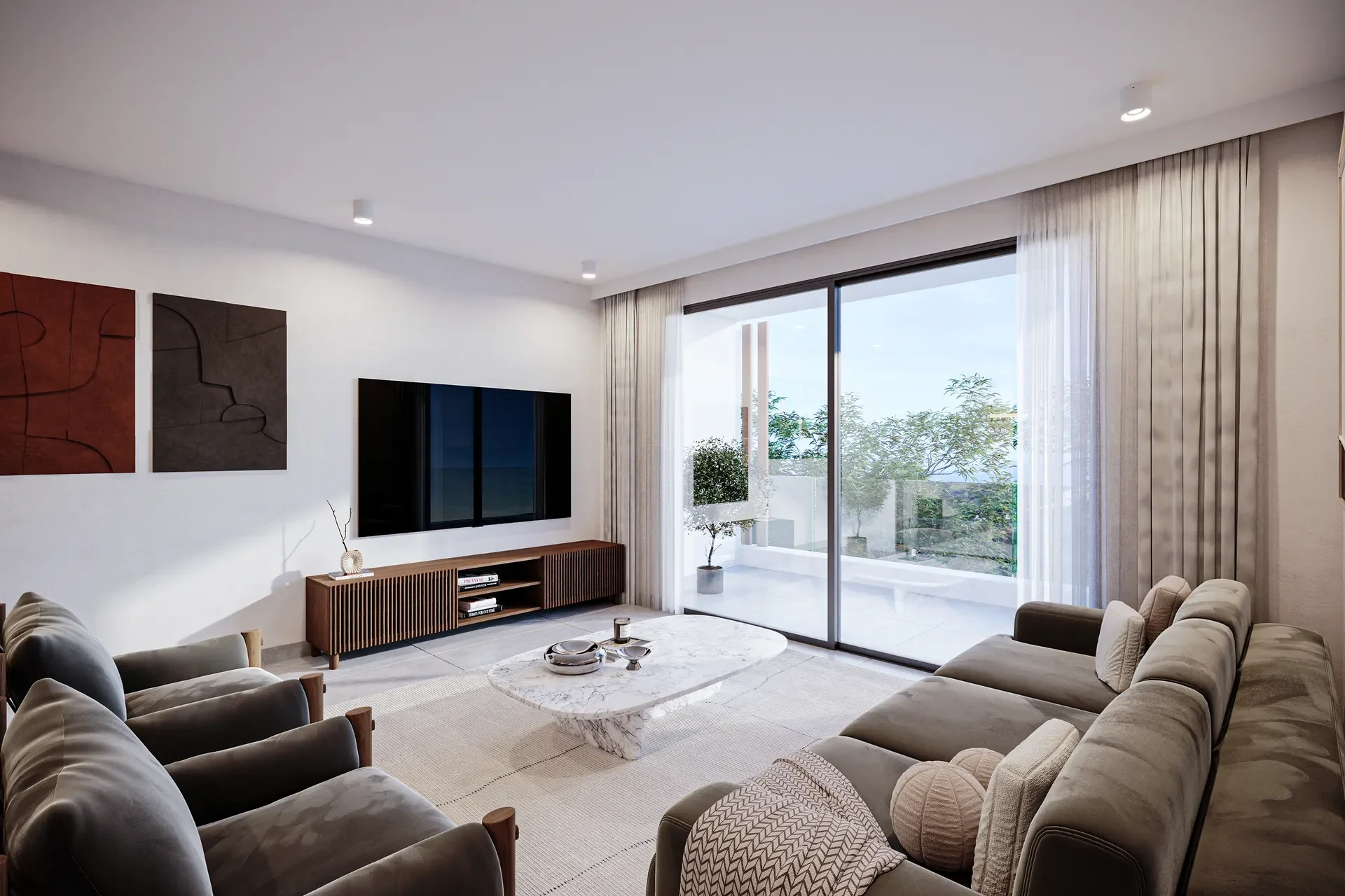 New Apartments by the Park of Colours in Paphos