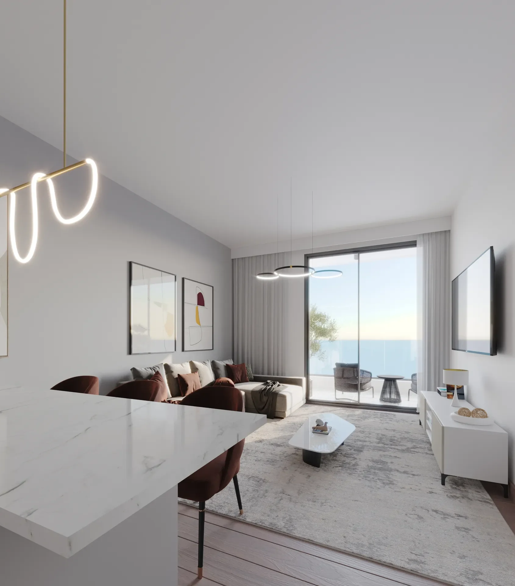 Apartments with Roof Gardens in Geroskipou