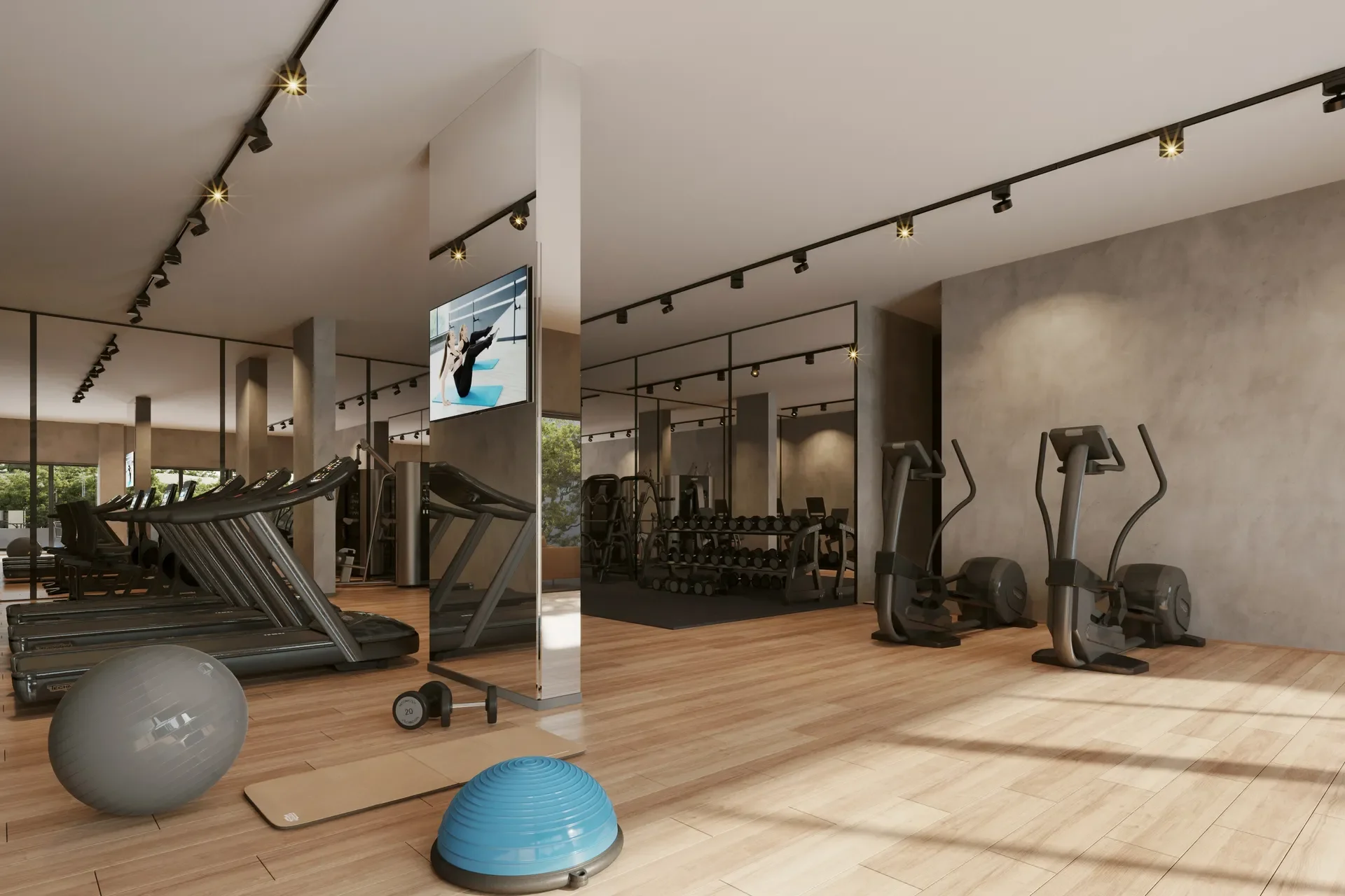 Apartments with an Indoor Pool and Sauna by the Park of Colours