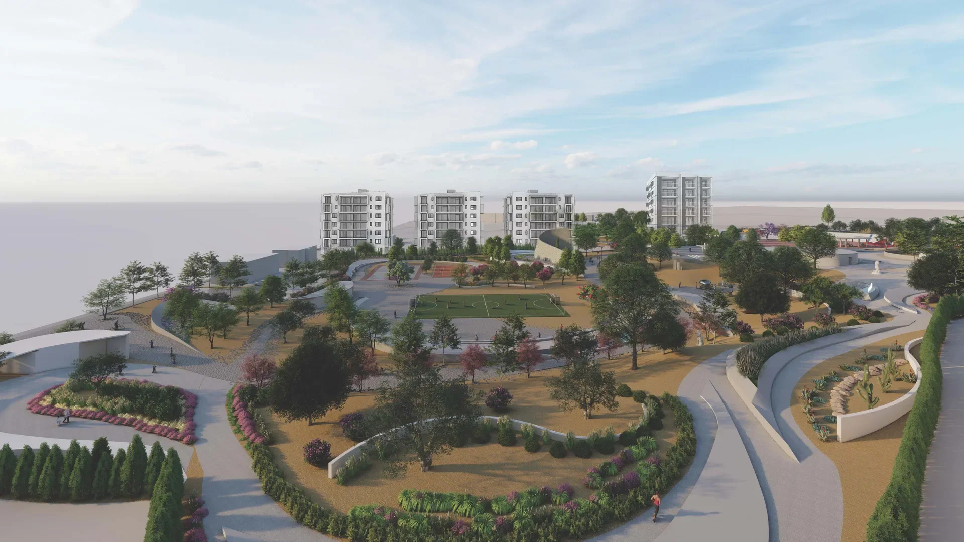 Apartments with an Indoor Pool and Sauna by the Park of Colours