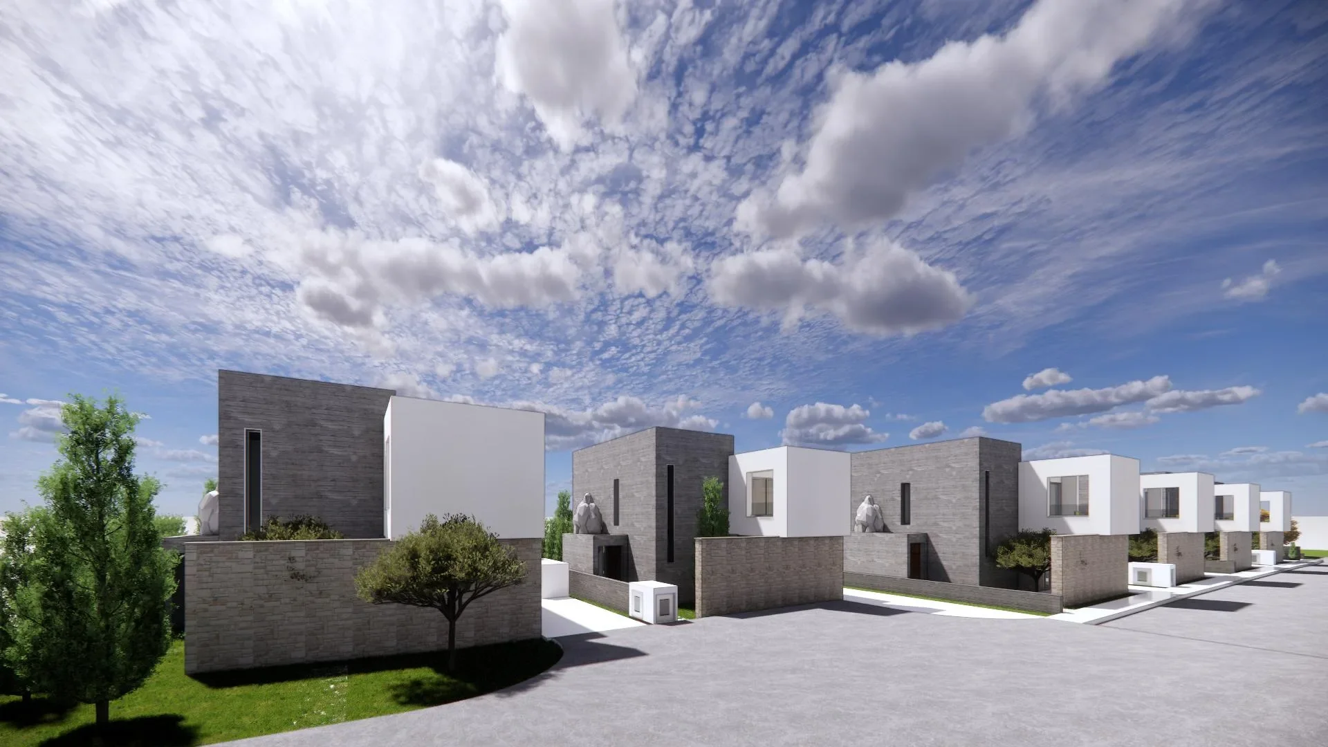 Villas with Private Pools 800 m from the Sea in Chloraka