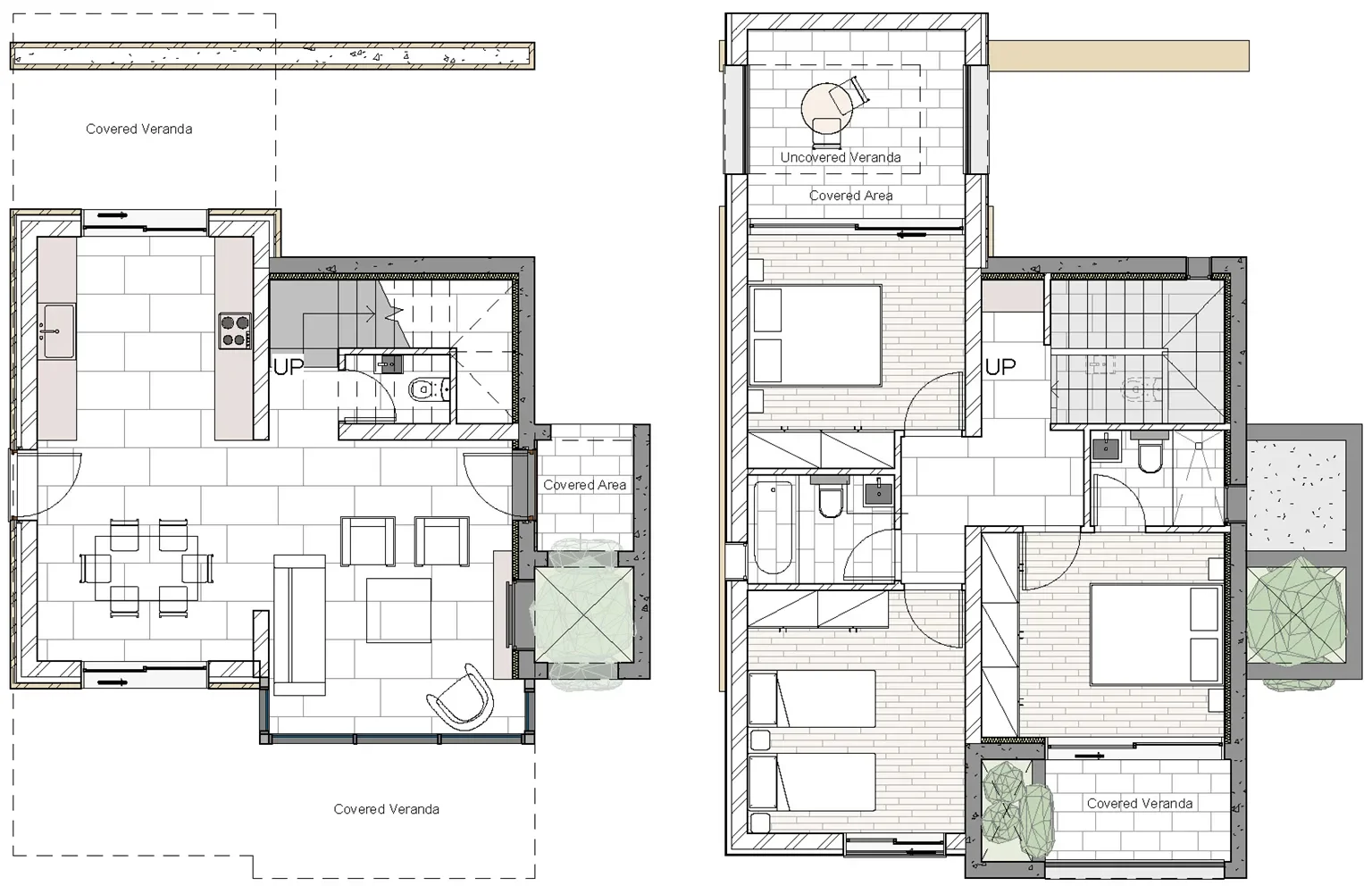 Villas with Private Pools 800 m from the Sea in Chloraka
