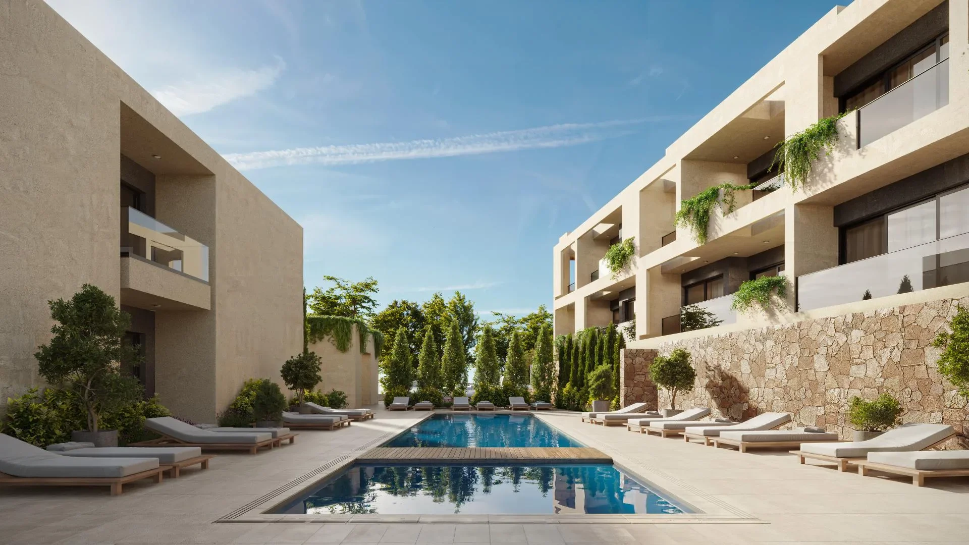 Modern Apartments with Two Pools in Emba, Paphos