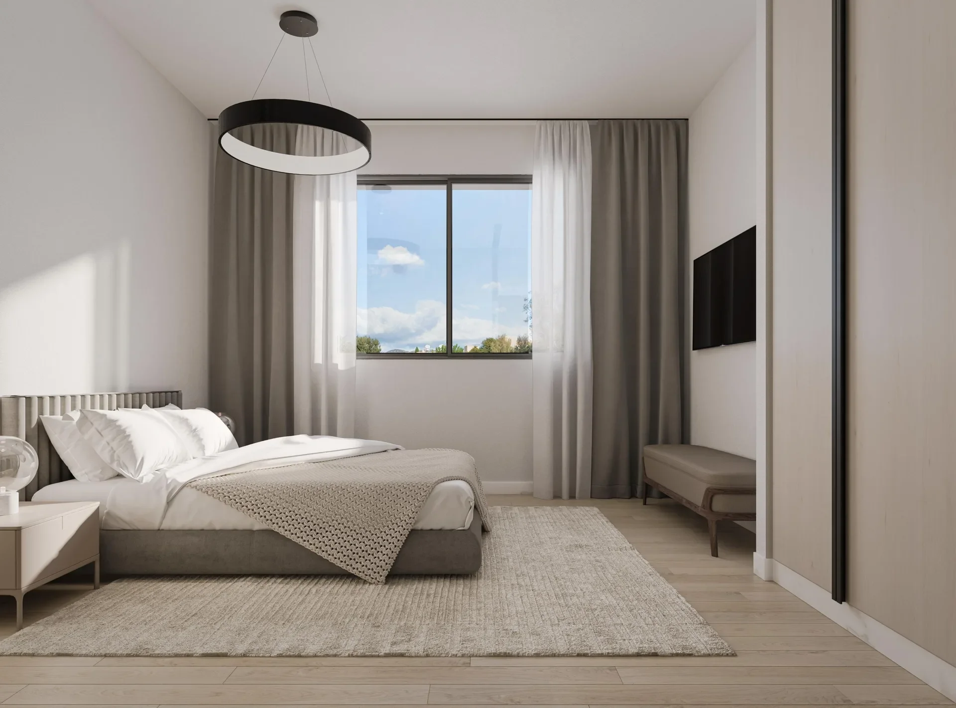 Two-Bedroom Apartments by a 107 m² Pool in Emba