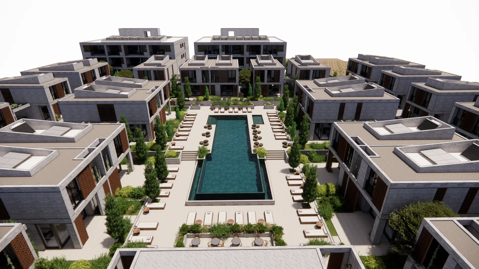 Villas and Apartments with Resort Amenities in Emba