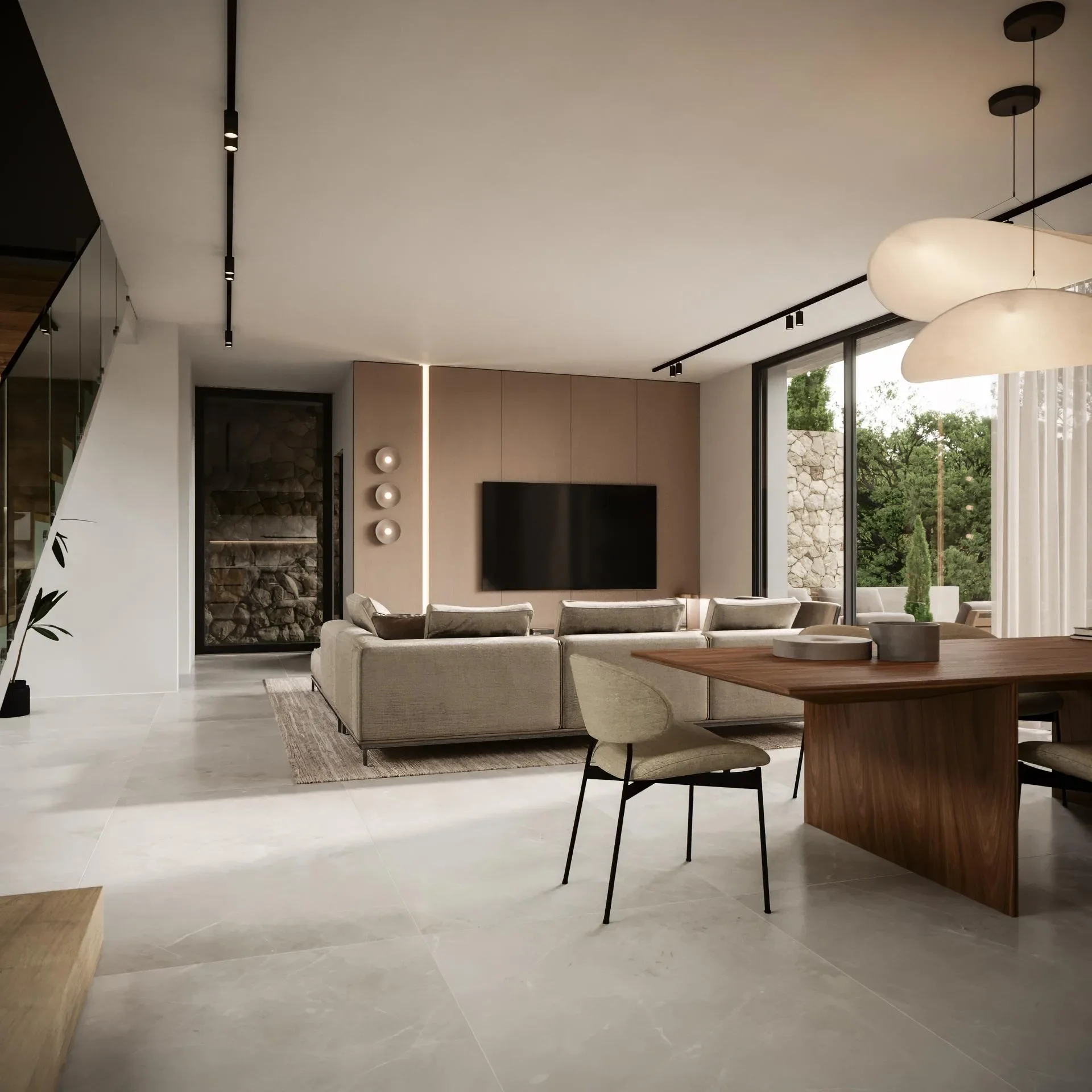 Smart Four-Bedroom Villa with Overflow Pool in Chloraka