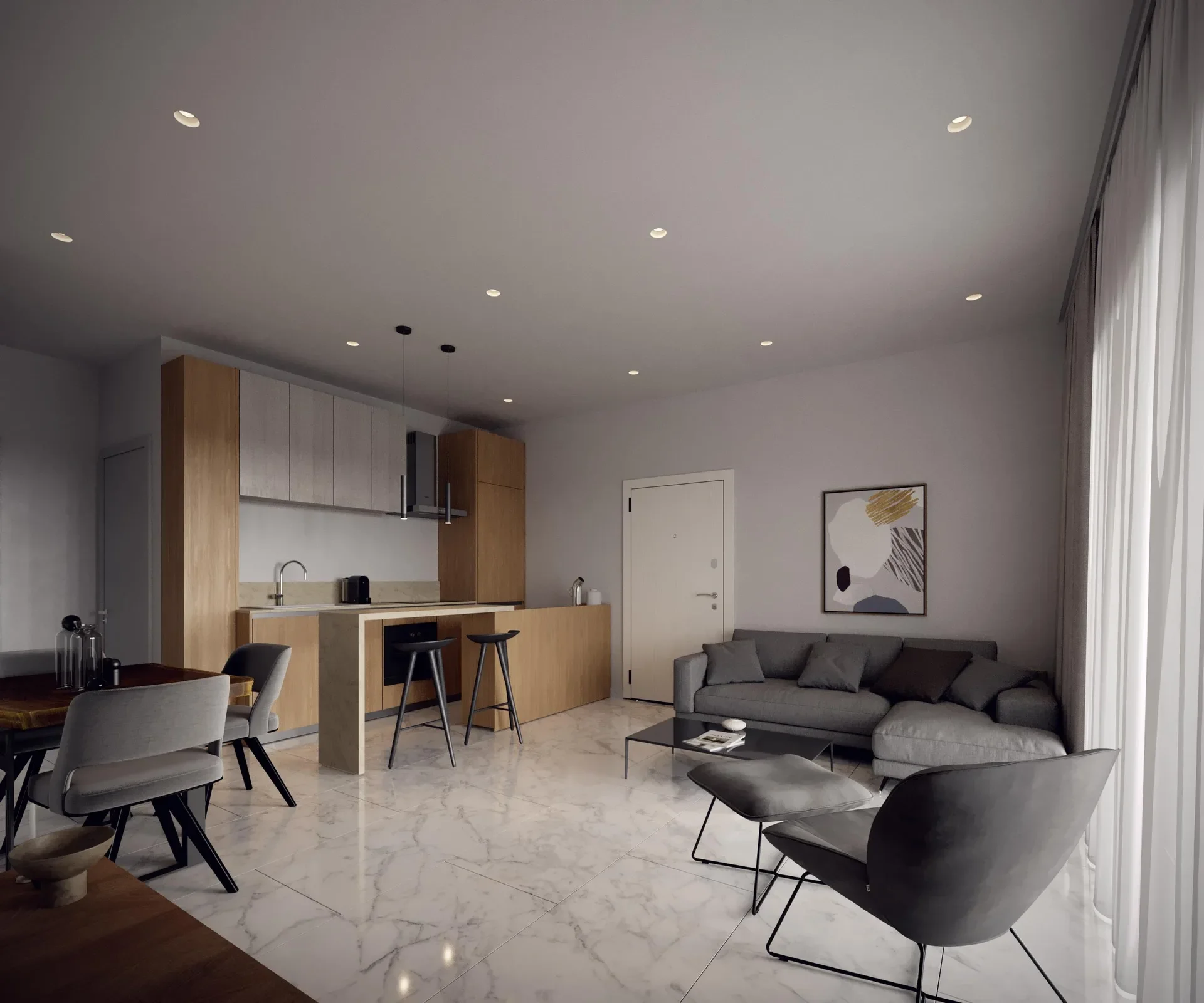Boutique Apartment with Furniture Included in Upper Paphos