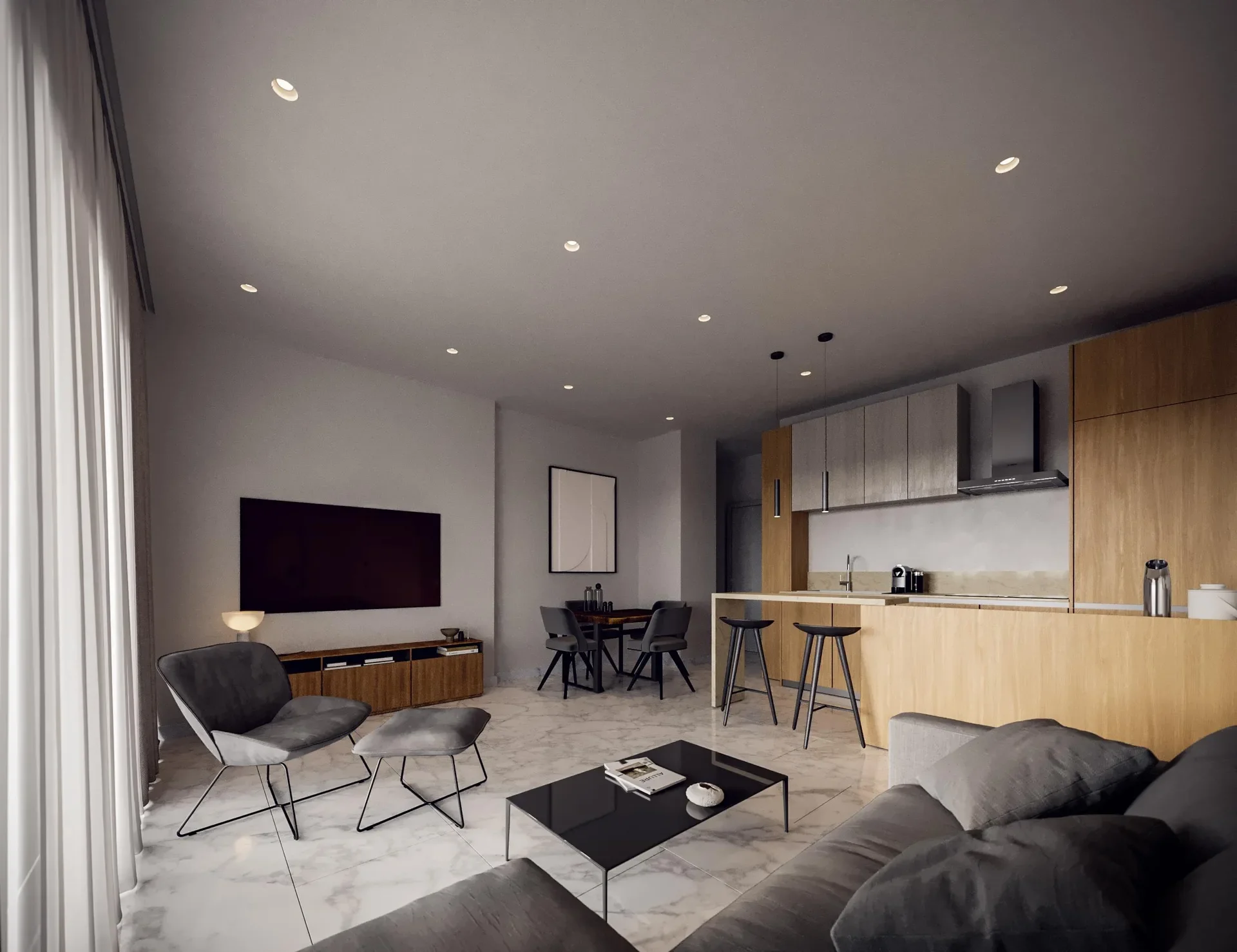 Boutique Apartment with Furniture Included in Upper Paphos