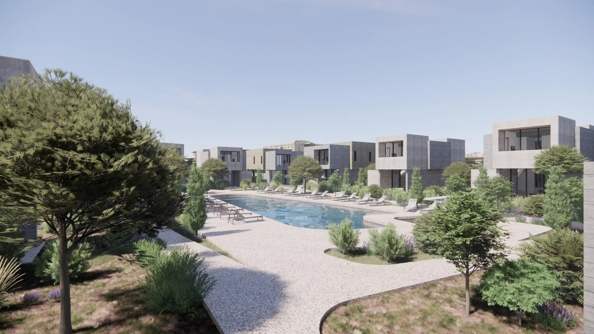 Gated Villas 250 m from the Beach in Coastal Geroskipou