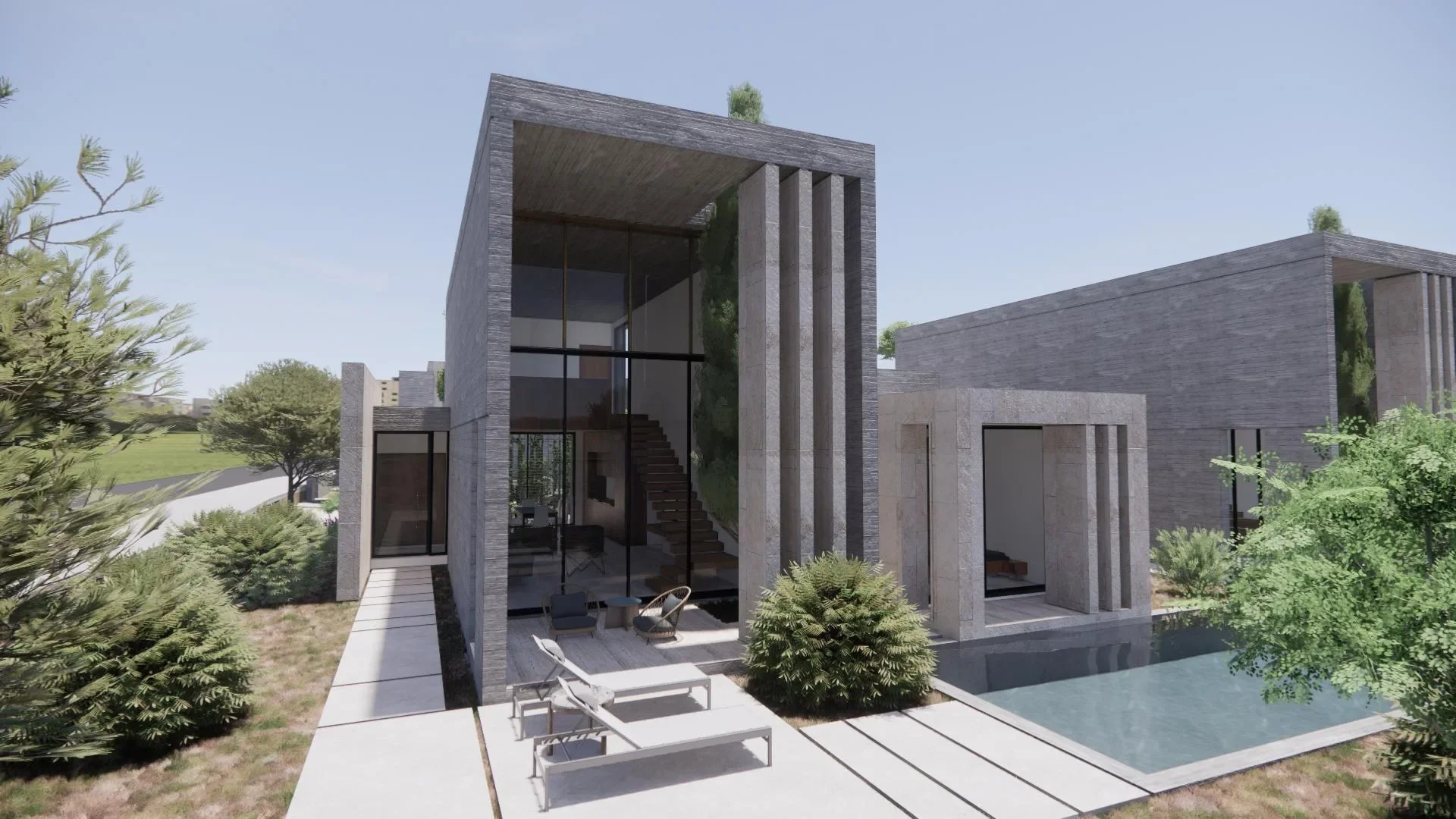 Gated Villas 250 m from the Beach in Coastal Geroskipou