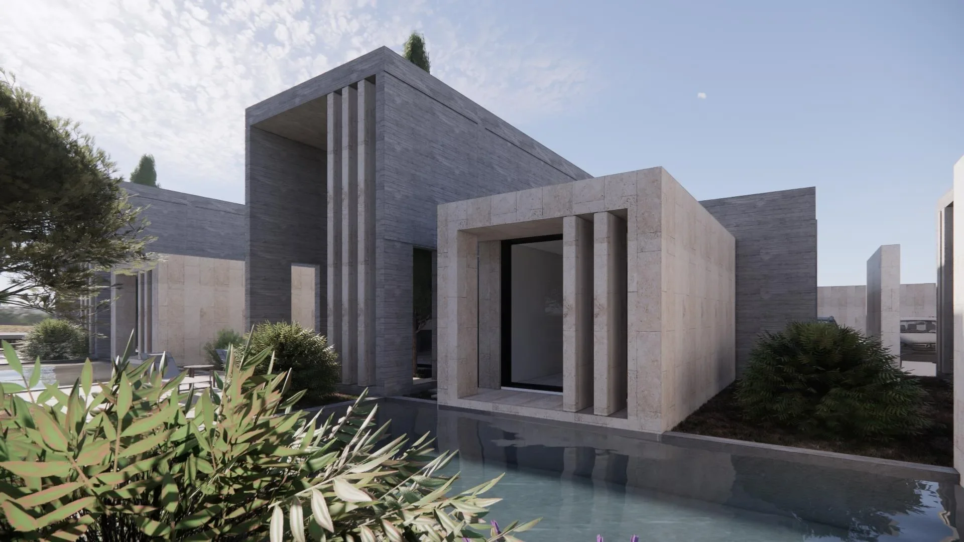Gated Villas 250 m from the Beach in Coastal Geroskipou