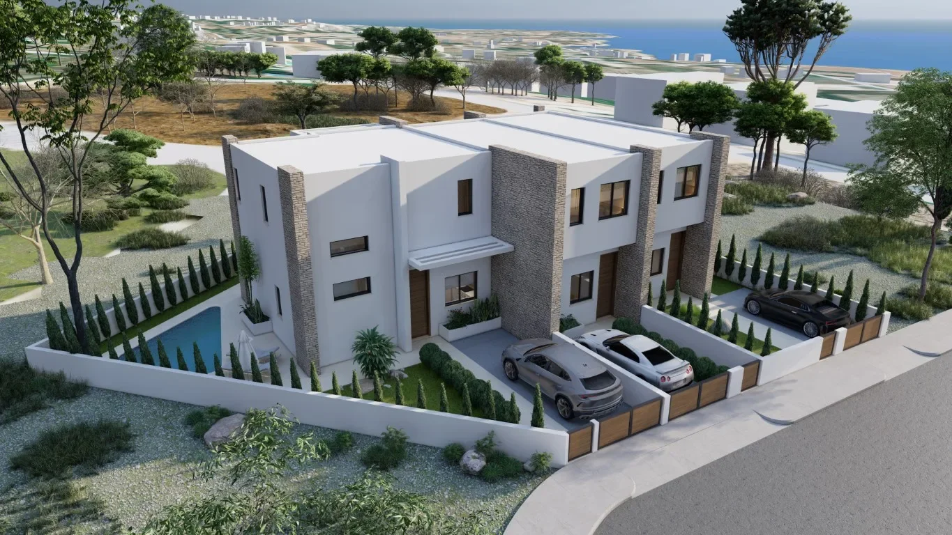 Semi-Detached Villas with Sea Views at Sea Caves, Peyia