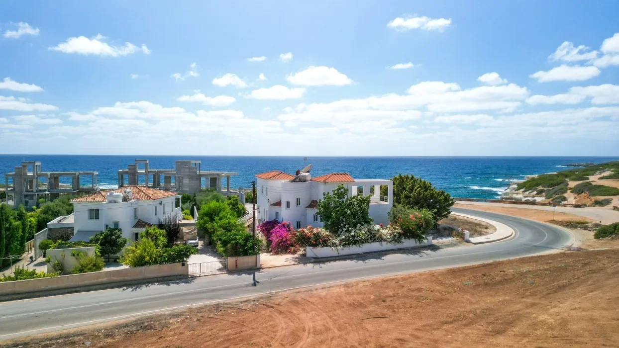 Seafront Villas on the First Line at Sea Caves, Peyia