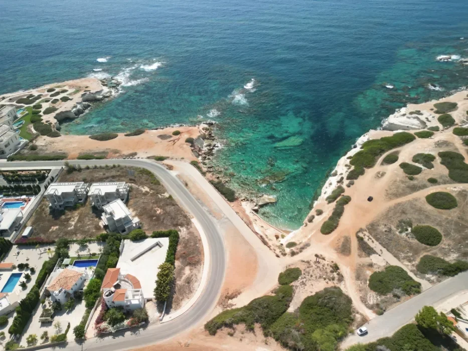 Seafront Villas on the First Line at Sea Caves, Peyia