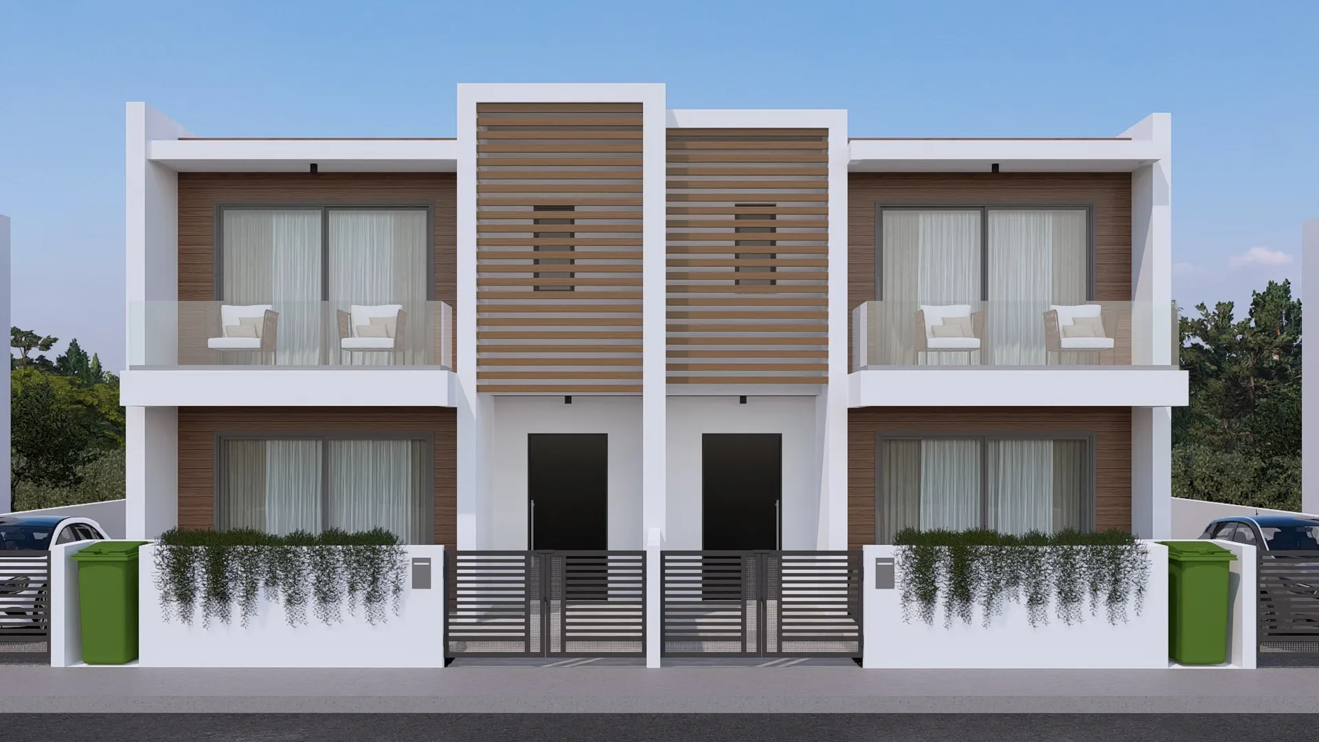3-Bedroom Semi-Detached Villa in Geroskipou — Villa 1