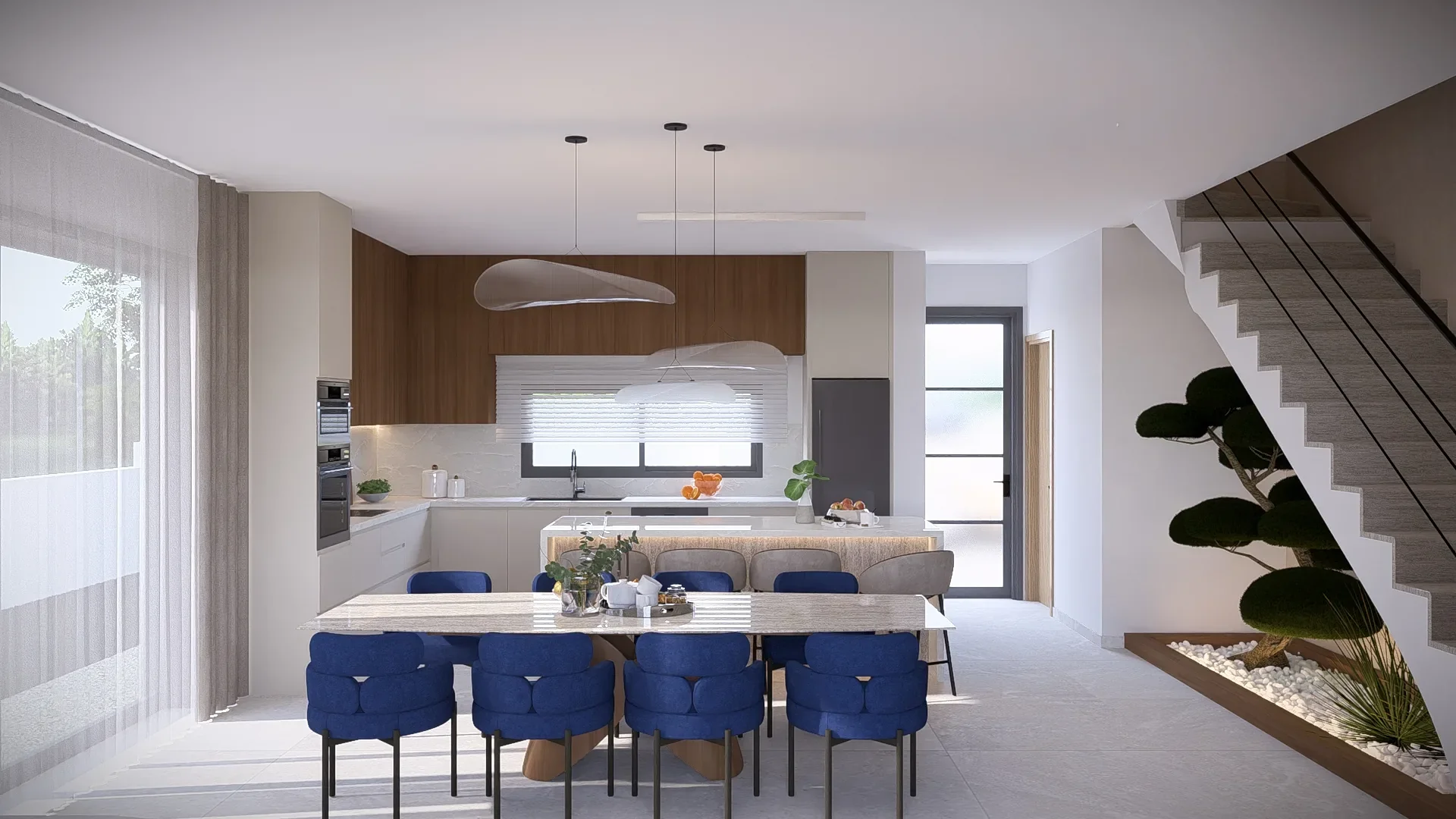 3-Bedroom Semi-Detached Villa in Geroskipou — Villa 2
