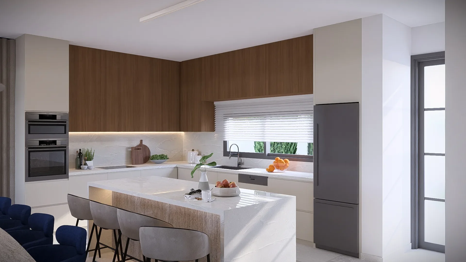 3-Bedroom Semi-Detached Villa in Geroskipou — Villa 8