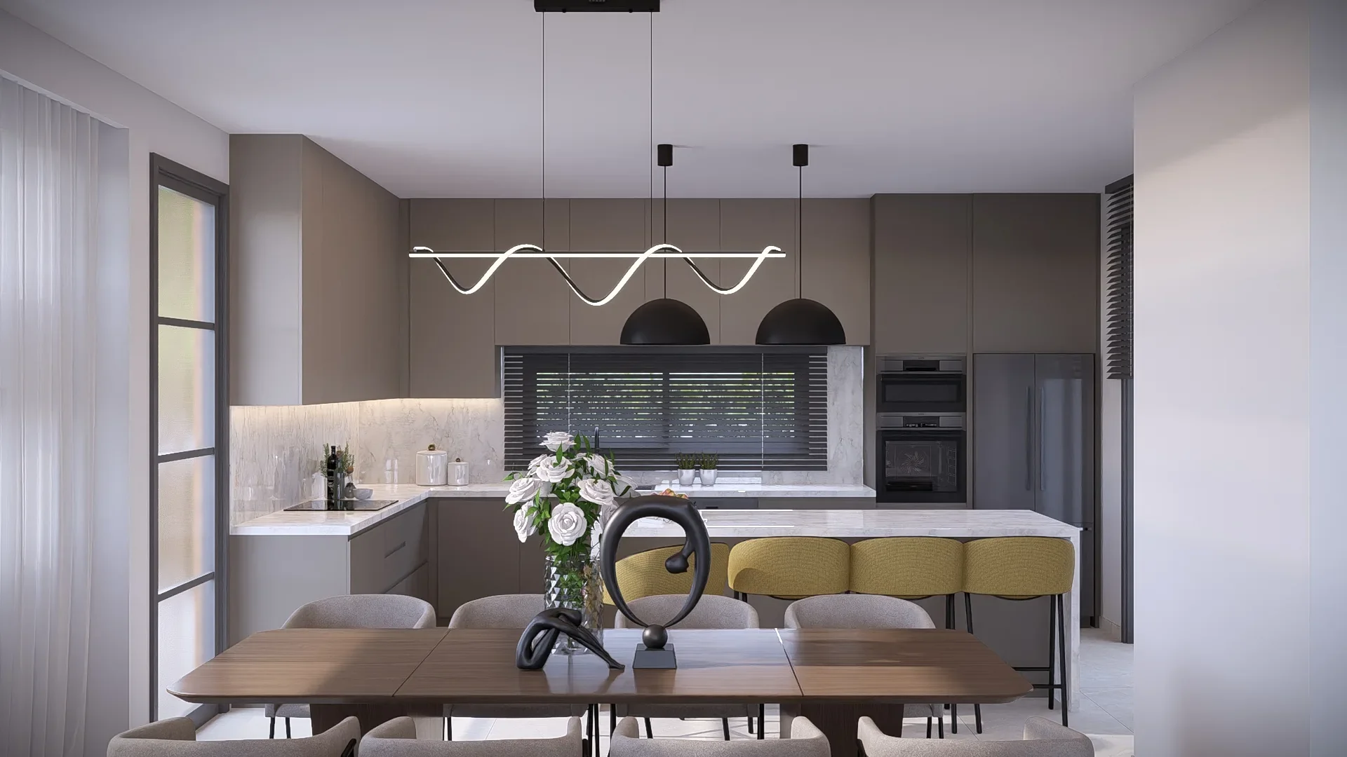 Two Semi-Detached Villas with Gardens in Konia