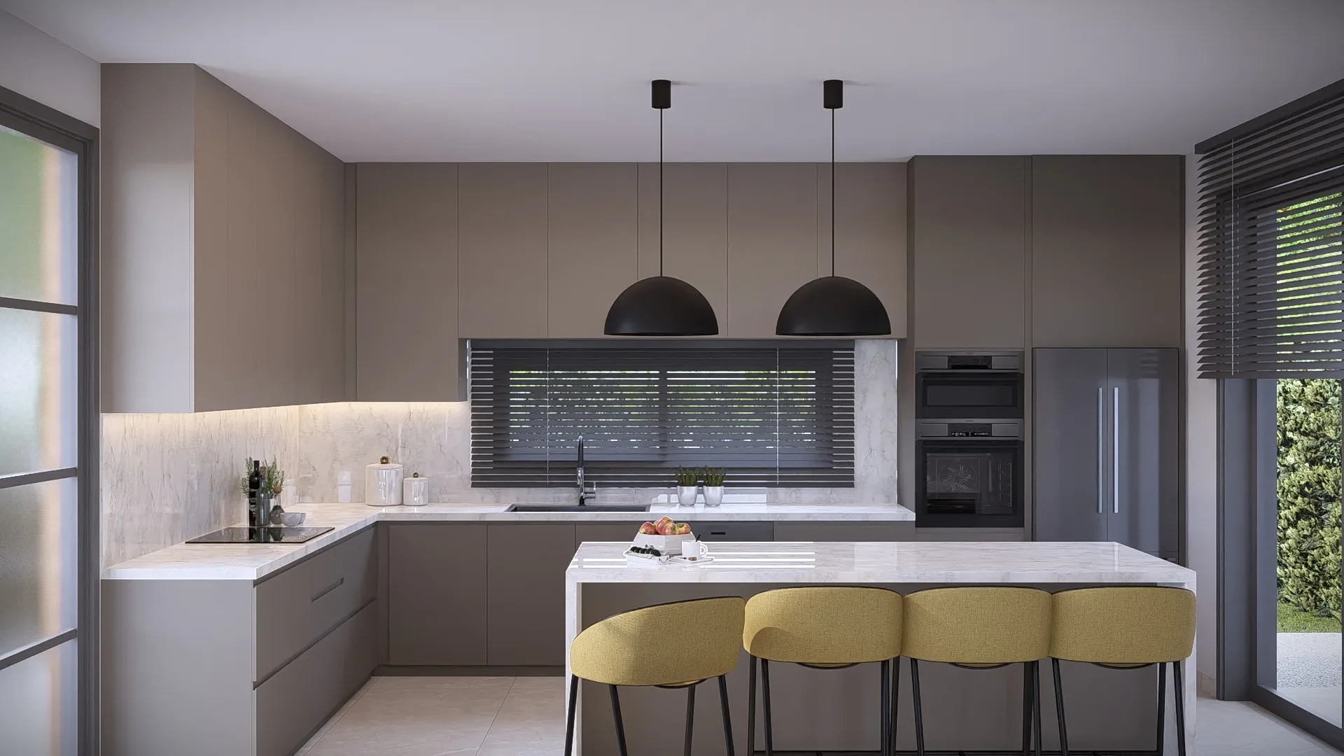 Two Semi-Detached Villas with Gardens in Konia