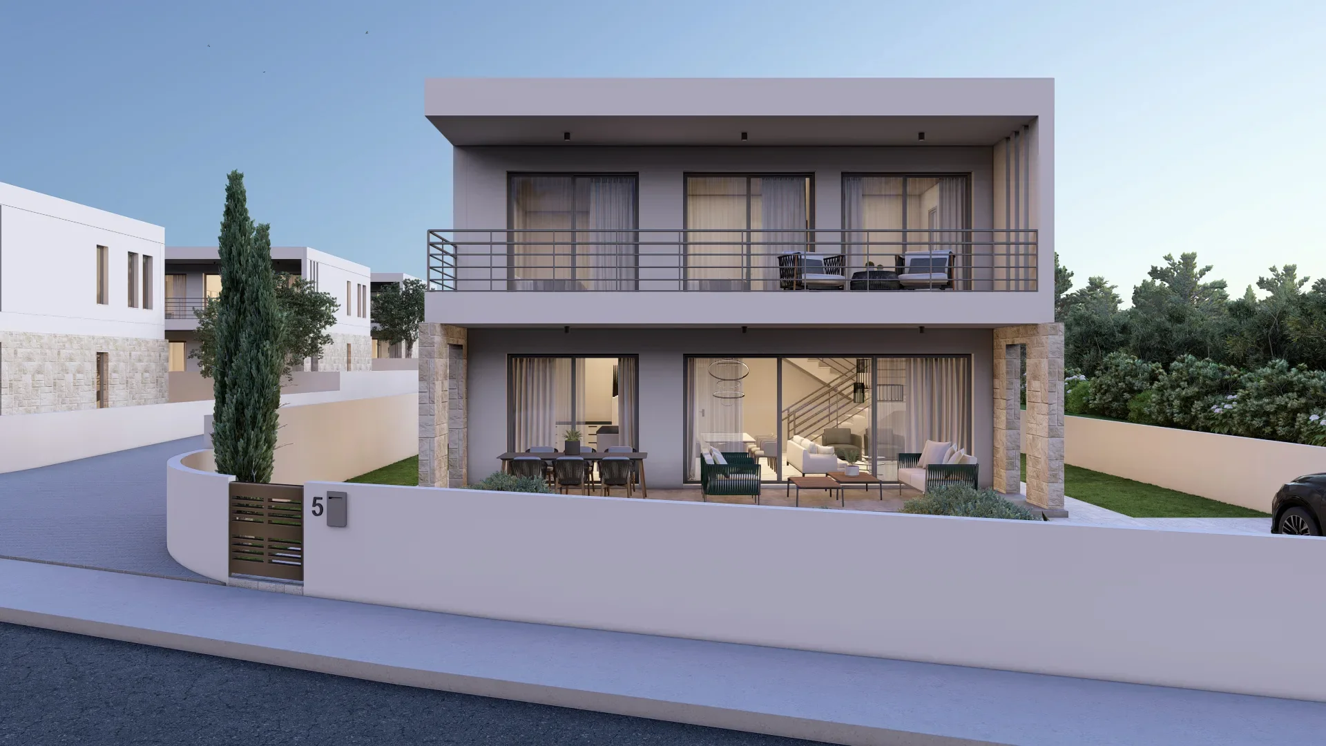 3-Bedroom Detached Villa in Koloni, Geroskipou — Villa 1