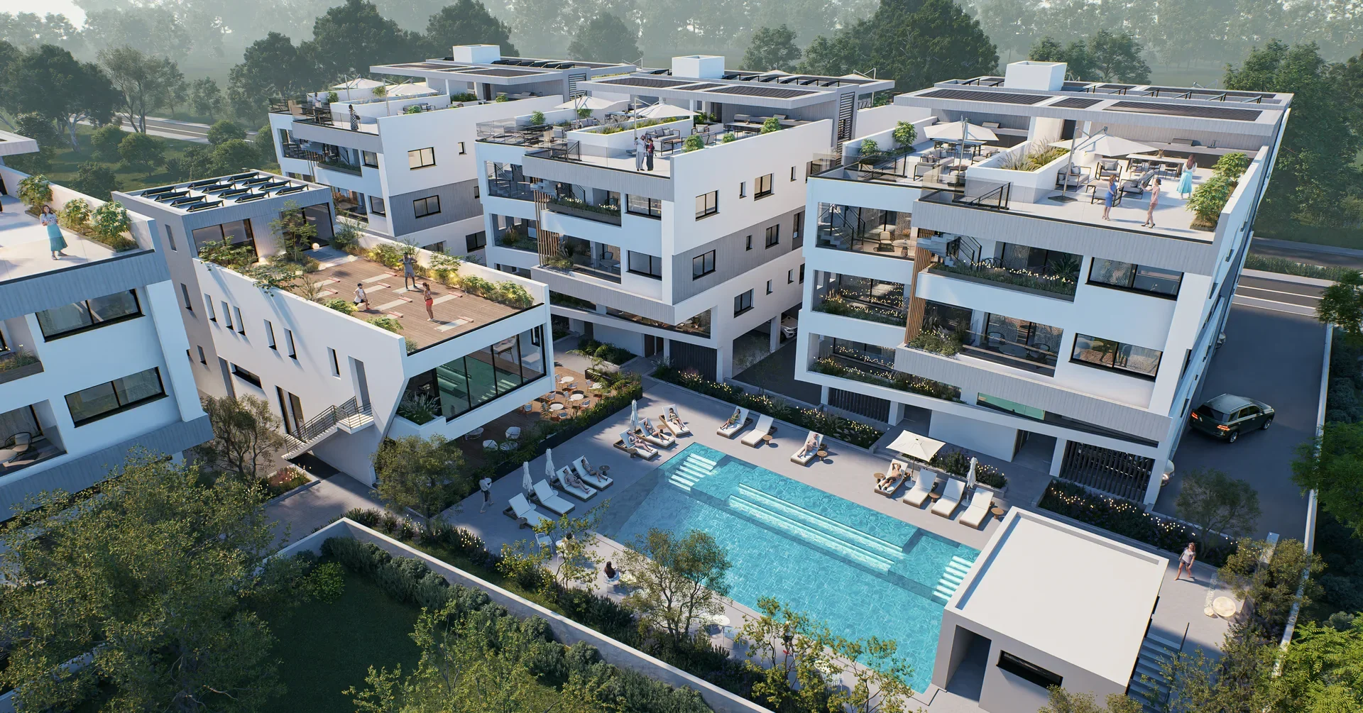 2 Bedroom Penthouse B-302 with a Roof Garden, Geroskipou
